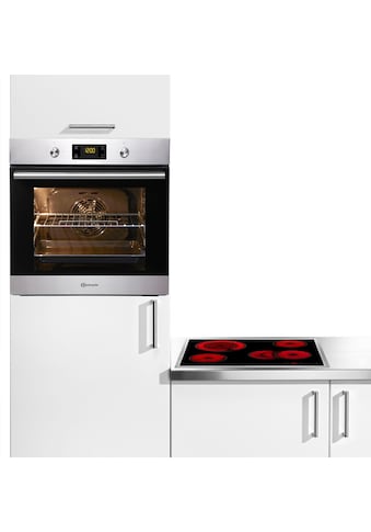 Backofen-Set »BAKO VULCANO«, BAR2 KP8V2 IN, mit Backauszug, Pyrolyse-Selbstreinigung