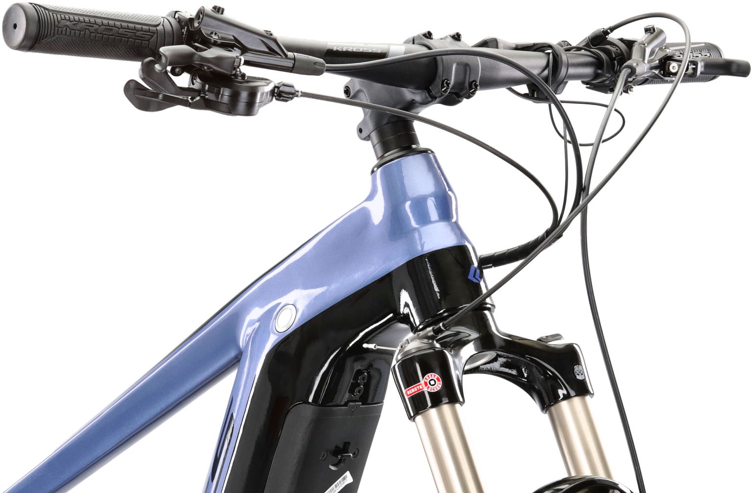 Kross E-Bike »E-MTB Level Boost 2.0 500 29 Zoll blau«, 11 Gang, Shimano, DEORE M5100, Mittelmotor 250 W, Pedelec, Elektrofahrrad für Damen und Herren