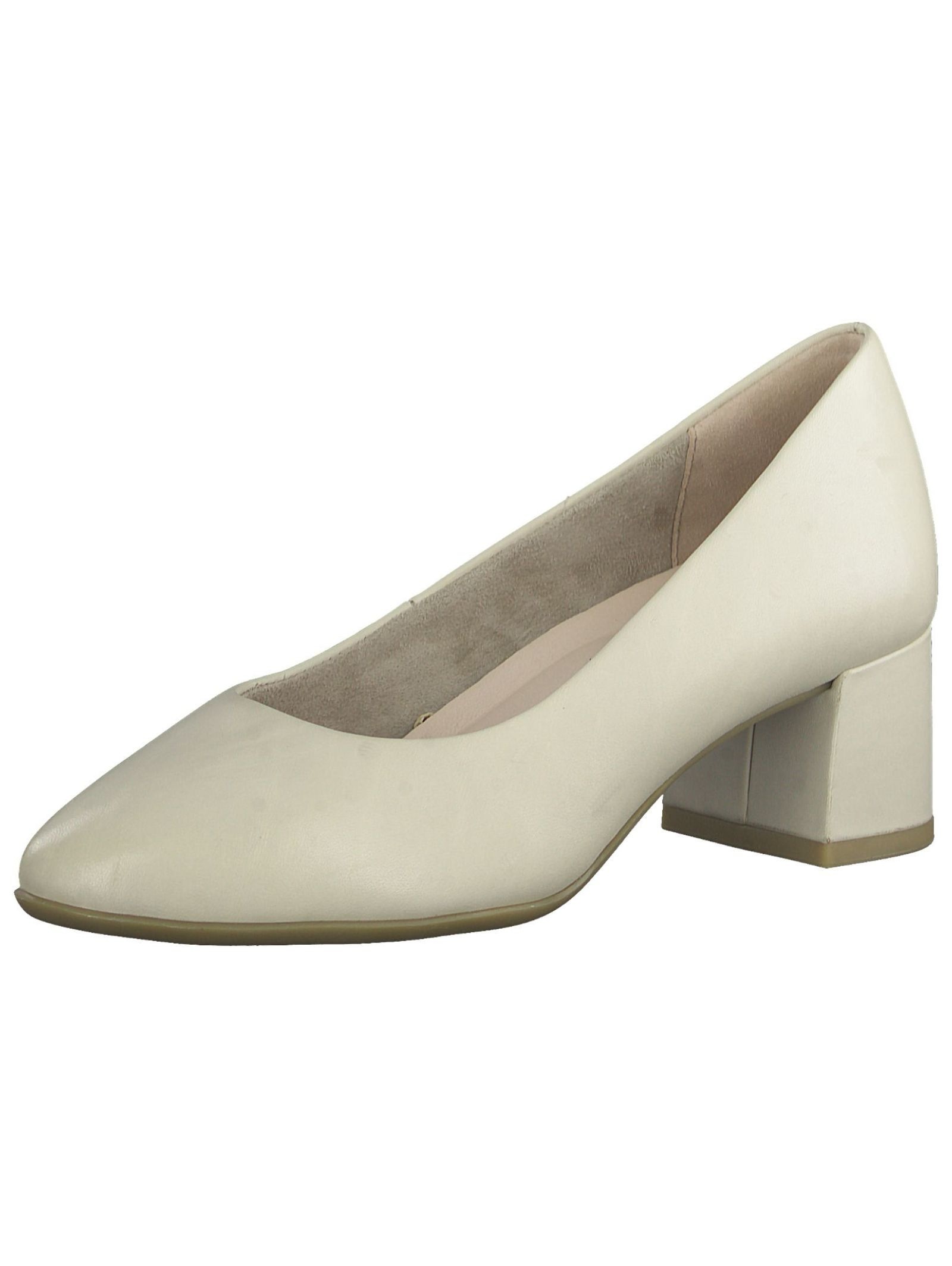TAMARIS Pumps »Pumps Leder« Ivory 39 39 Verschluss: Schlupfschuh