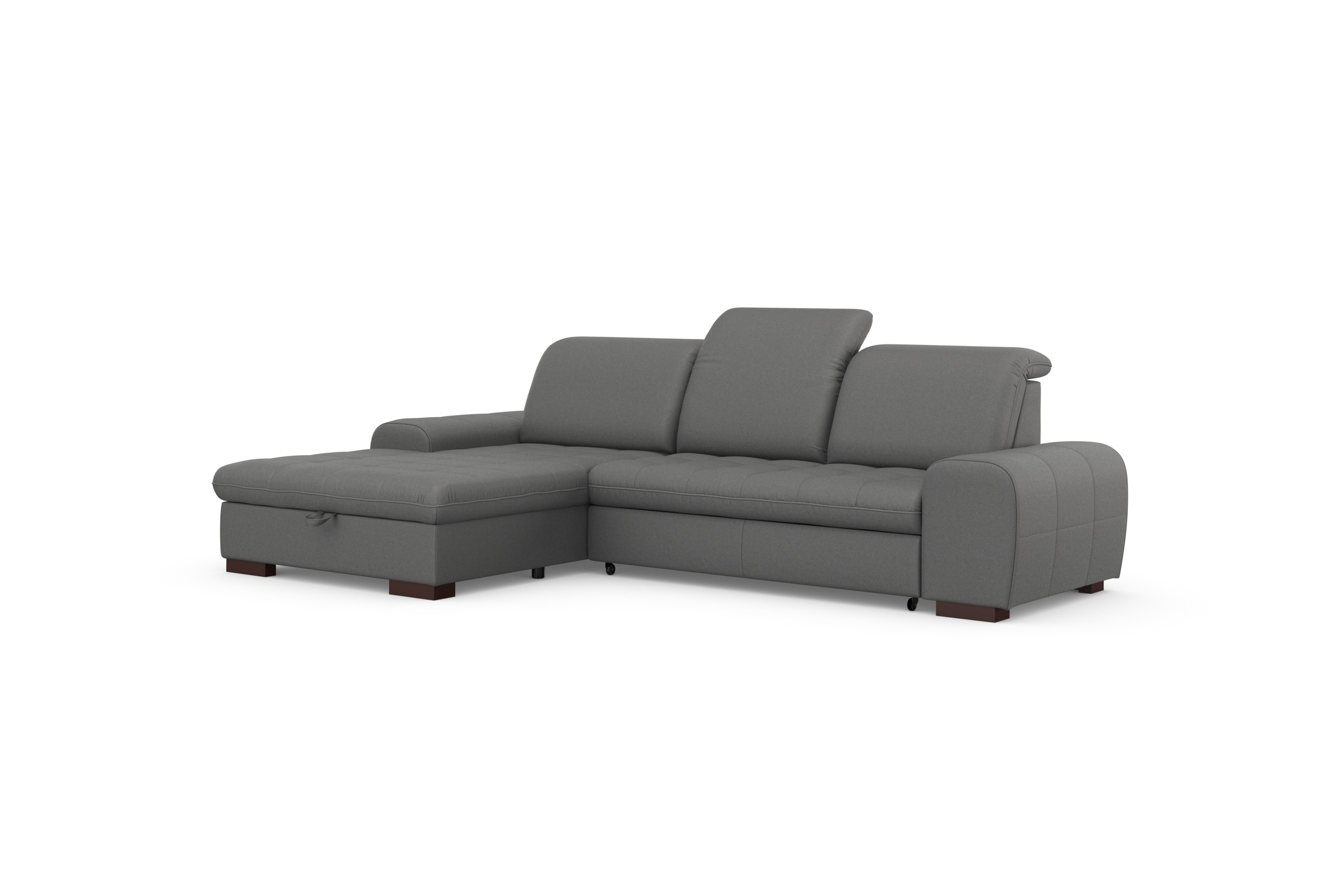 sit&more Ecksofa »Luxor L-Form«, wahlweise mit Bettfunktion, Bettkasten und Kopfteilverstellung