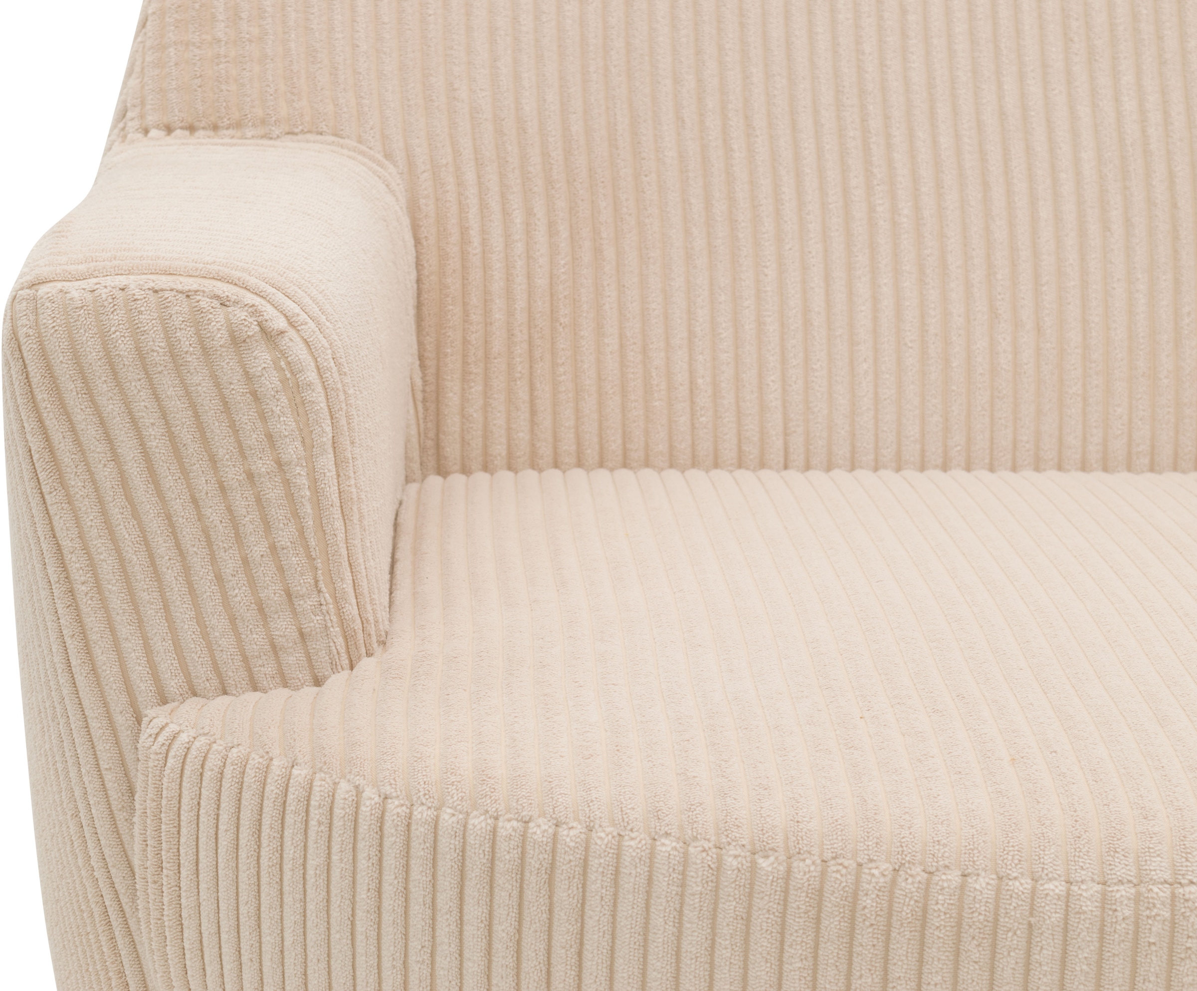INOSIGN Drehsessel »HETTY, Drehsessel mit Wippfunktion und Hocker; Lesesessel, Armsessel«, (Set, 2 St.), mit Dreh/Wippfunktion, mit Federkern, in Cord und Microfaser