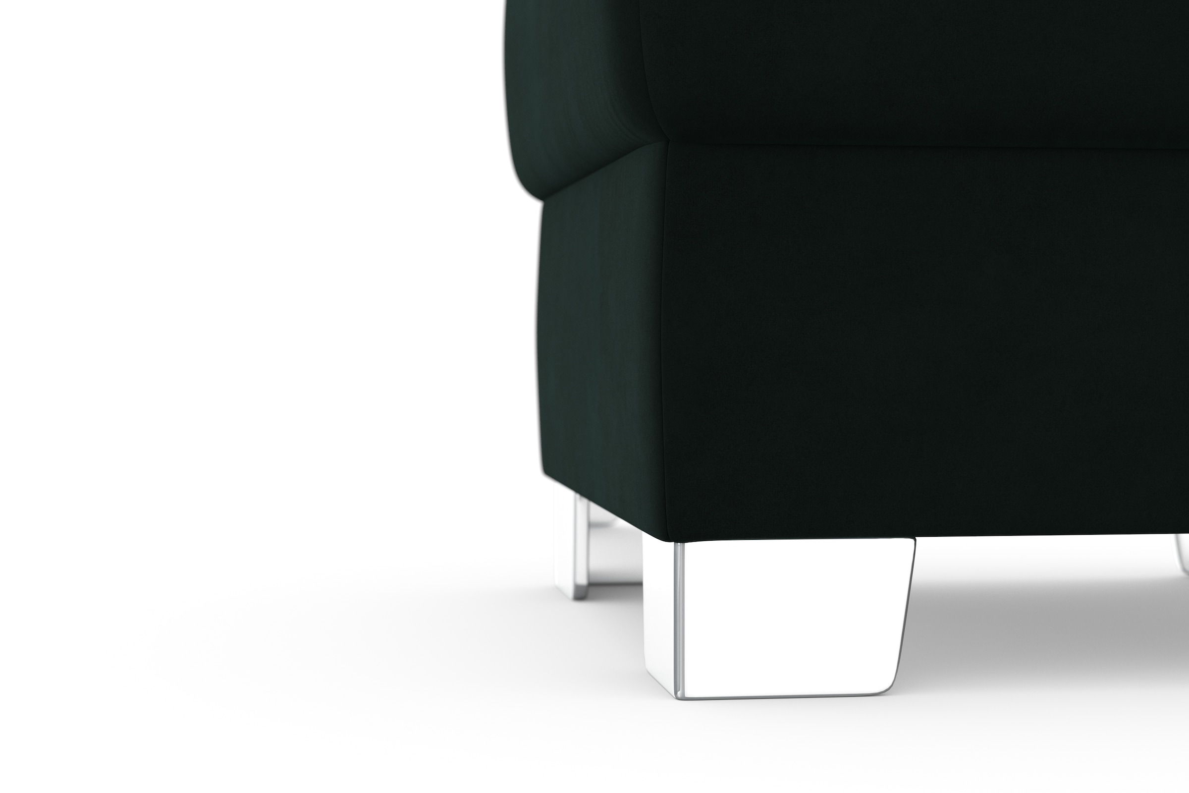 DOMO collection Hocker »Anzio«, wahlweise mit Federkern