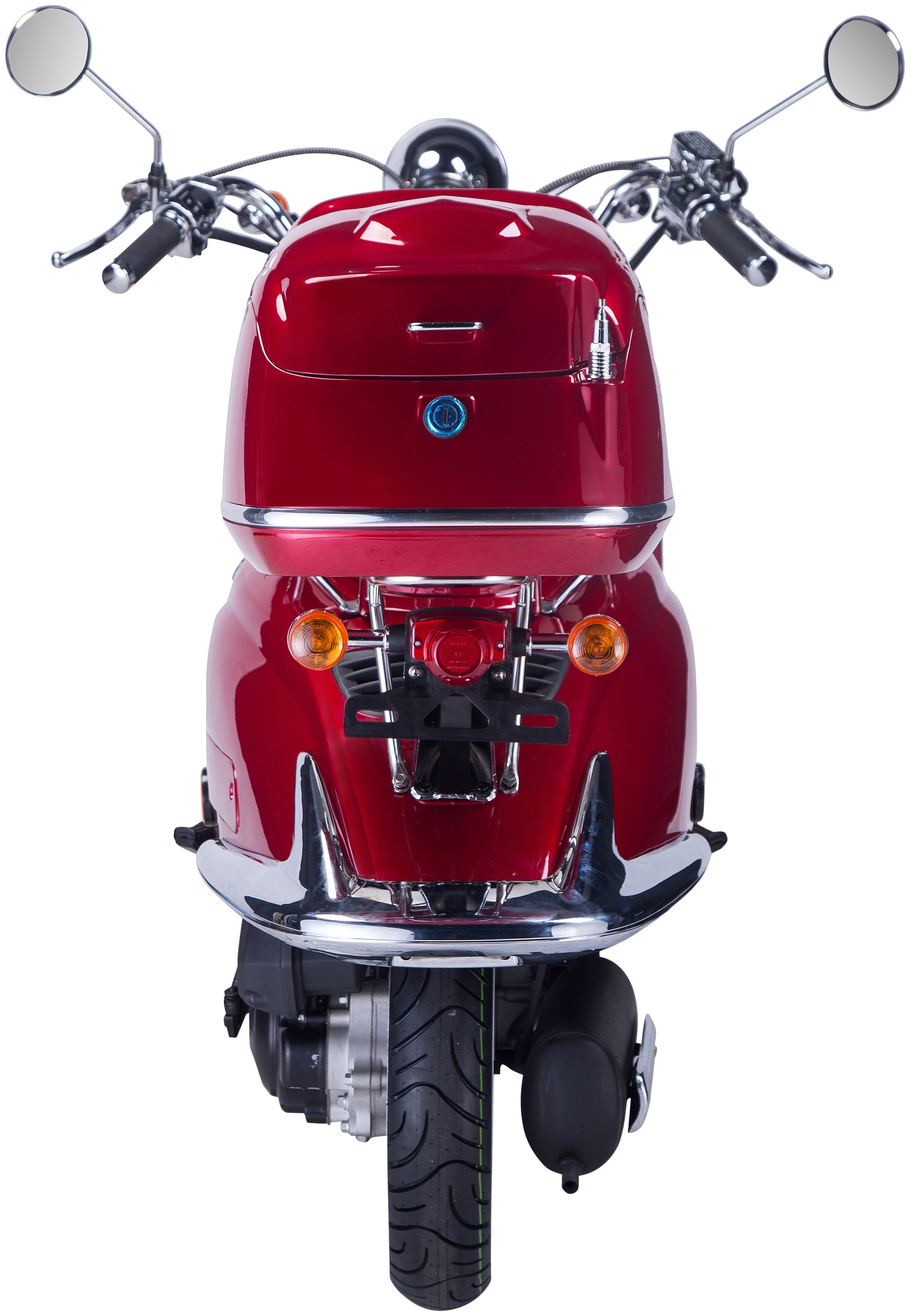 GT UNION Motorroller »Strada« 125 cm³ 85 km/h Euro 5+ 8,6 Set, mit Topcase,  im Retro-Look