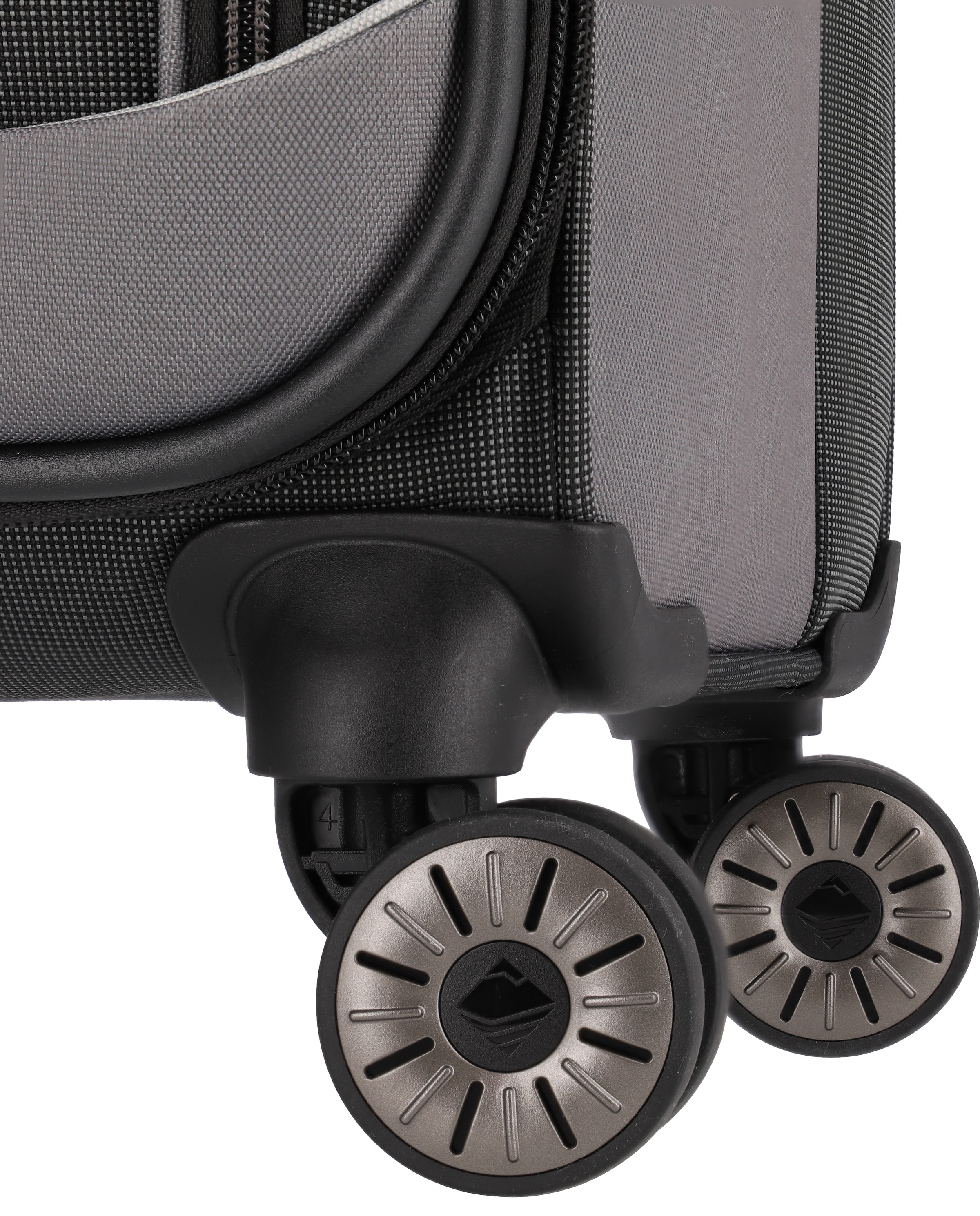 travelite Trolleyset »VIIA S/M/L und Reisetasche«, (Set, 4 tlg.), Kofferset Reisegepäck mit erweiterbarem Volumen und TSA Schloss