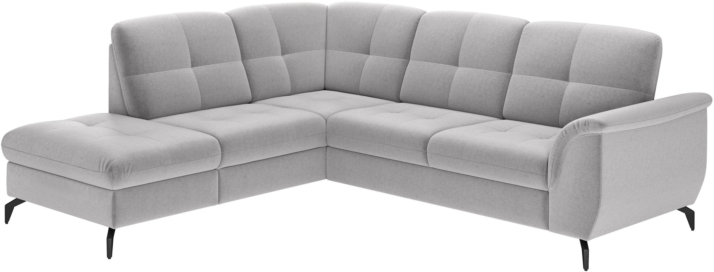 sit&more Ecksofa »Zora L-Form«, wahlweise mit Bettfunktion und Bettkasten