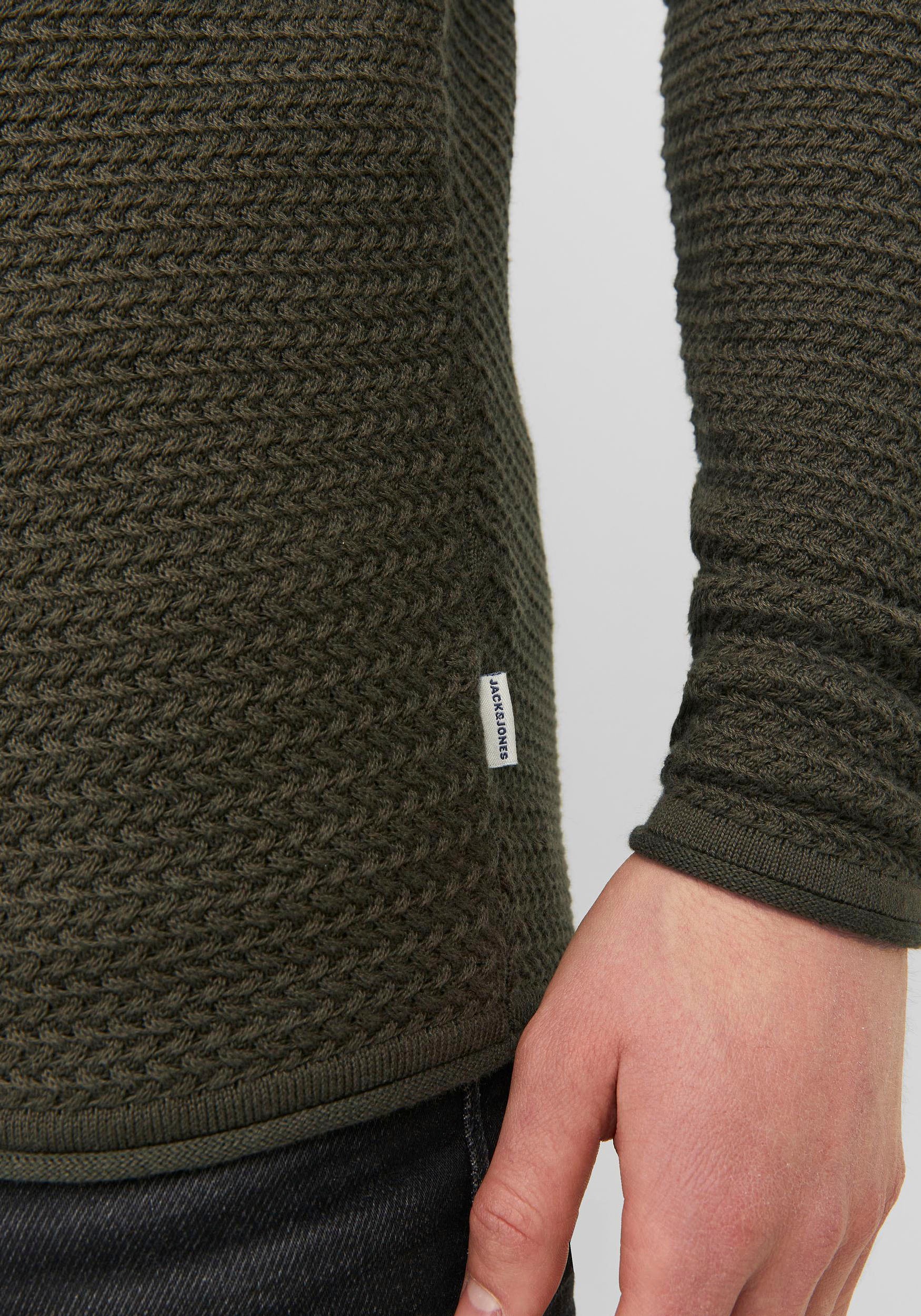 Jack & Jones Rundhalspullover »JPRBLUMIGUEL KNIT CREW NECK NOOS«