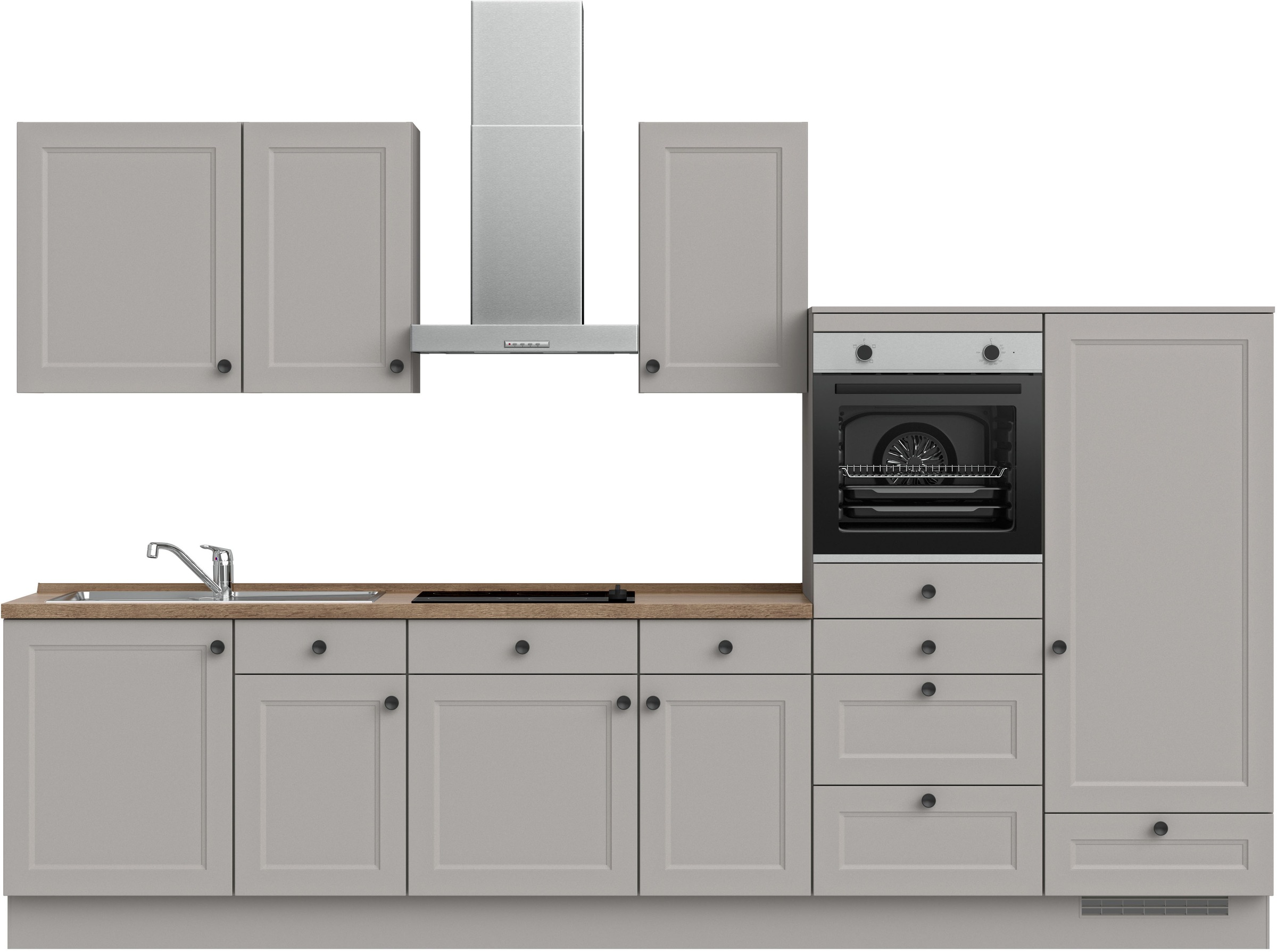 nobilia® Küchenzeile »"Cascada I"« vormontiert, Ausrichtung wählbar, Breite günstig online kaufen