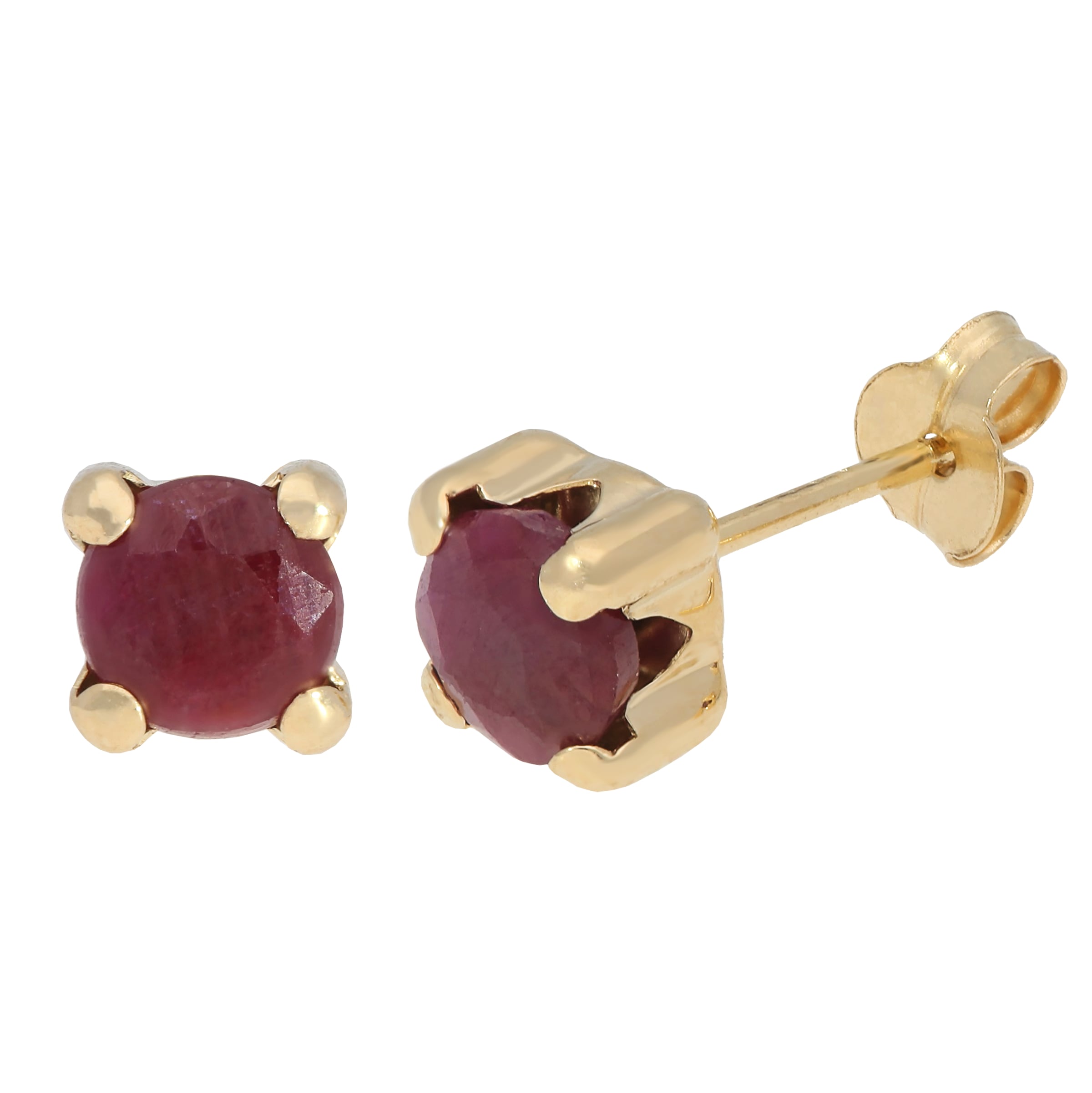Firetti Paar Ohrstecker »Schmuck Geschenk Gold 375 Ohrschmuck Ohrringe Solitär« mit Saphir, Smaragd oder Rubin