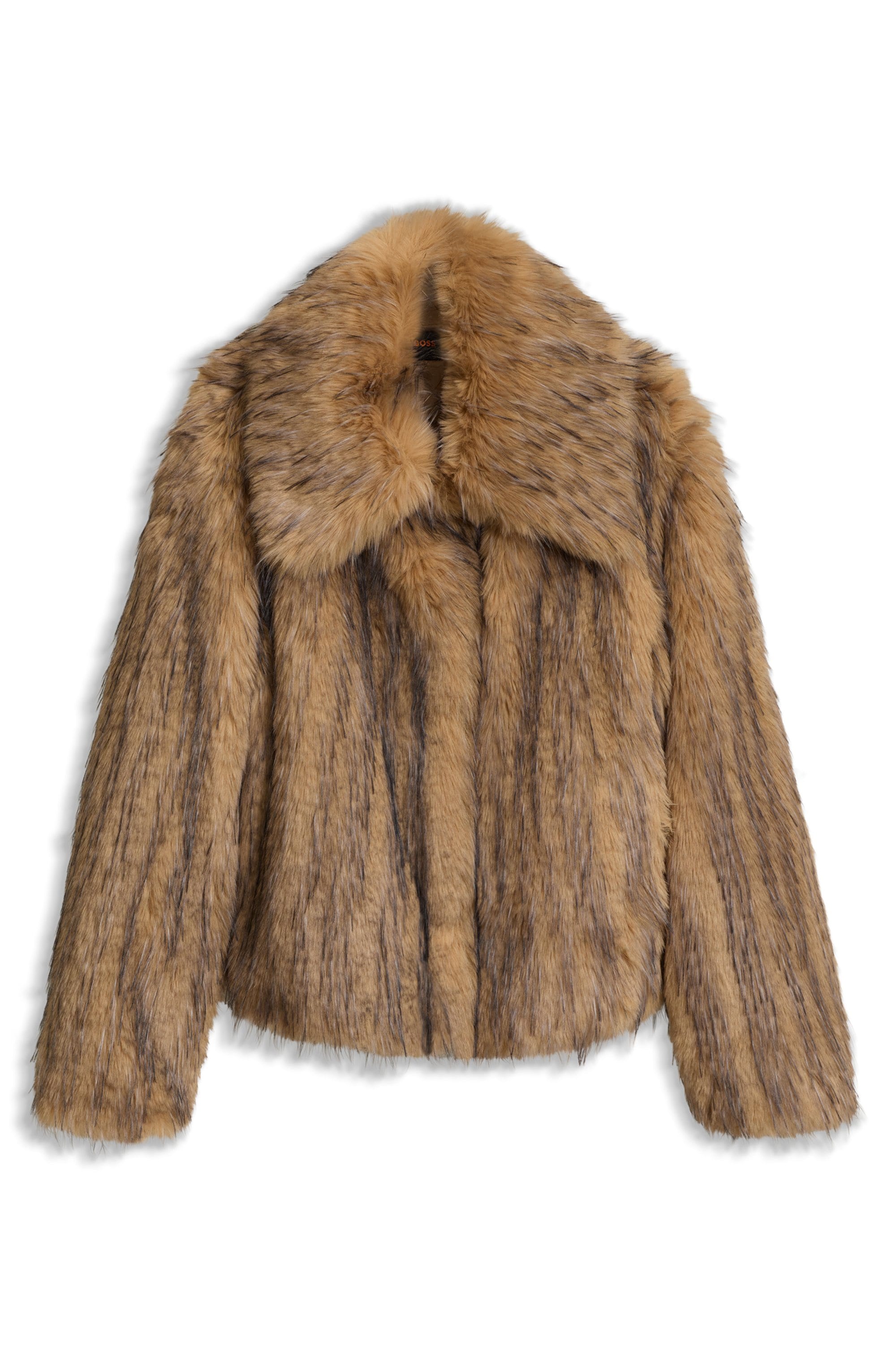 BOSS ORANGE Kurzmantel »Cefura Premium Damenmode« aus Kunstfell, Relaxed Fit