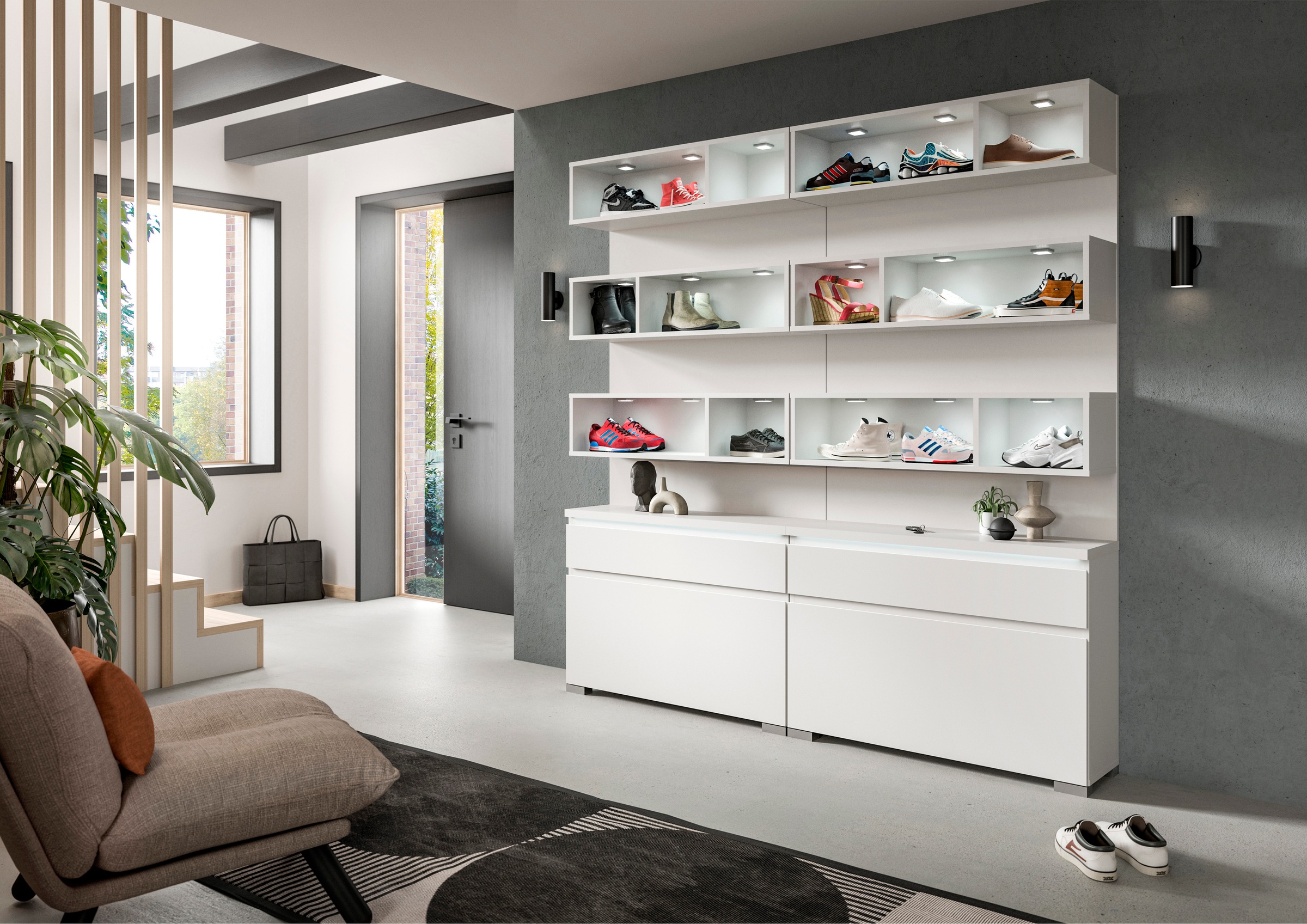 INOSIGN Schuhschrank »Skoskap, Höhe 194 cm, Platz für ca. 22 Schuhpaare, vi günstig online kaufen