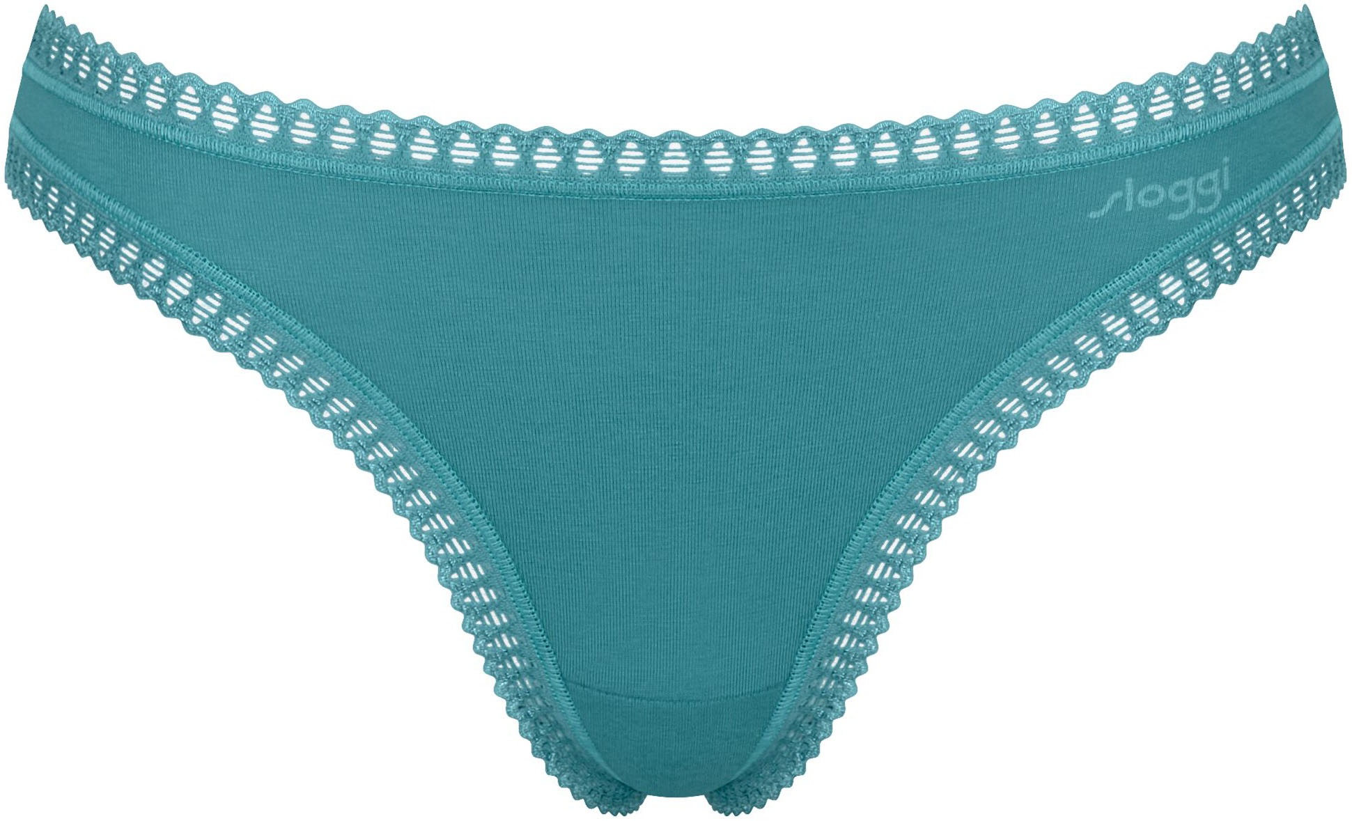 sloggi Slip »GO Crush String C3P«, (3er Pack), Spitzendetails