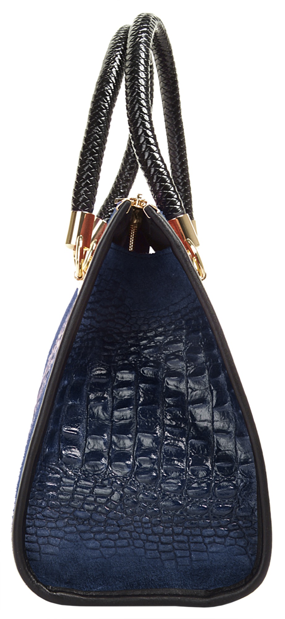 Cluty Henkeltasche, echt Leder, Made in Italy