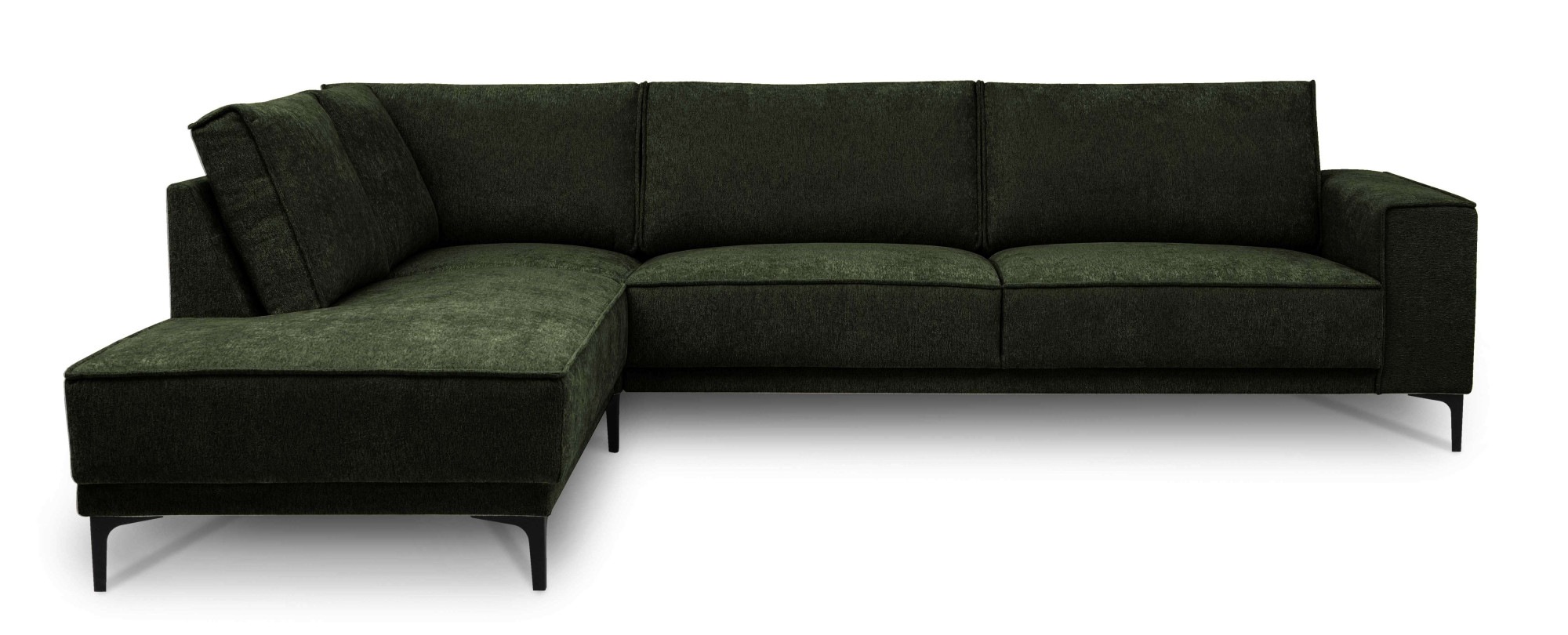 Places of Style Ecksofa »Polsterecke Oland, Struktur, Flachgewebe, Luxus-Mi günstig online kaufen