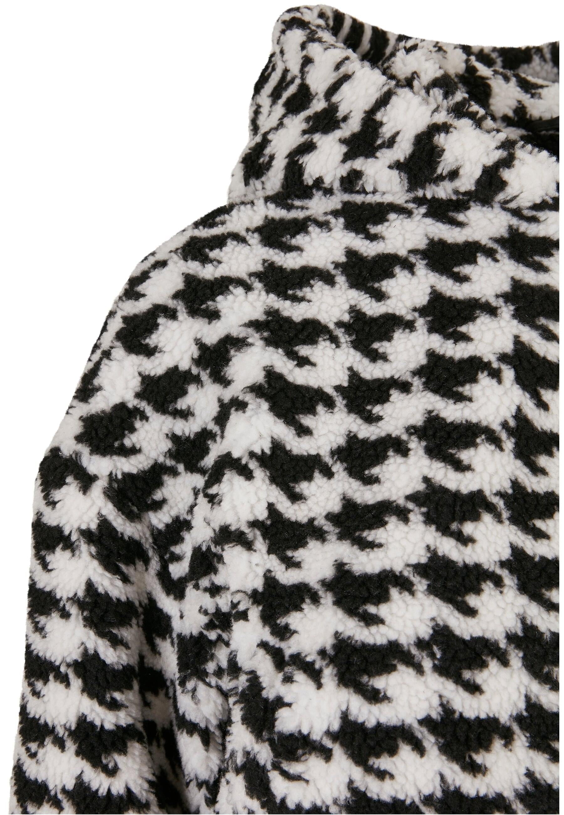 URBAN CLASSICS Allwetterjacke »Urban Classics Damen Ladies Short Oversized AOP Sherpa Jacket« 1 Stk. tlg. mit Kapuze