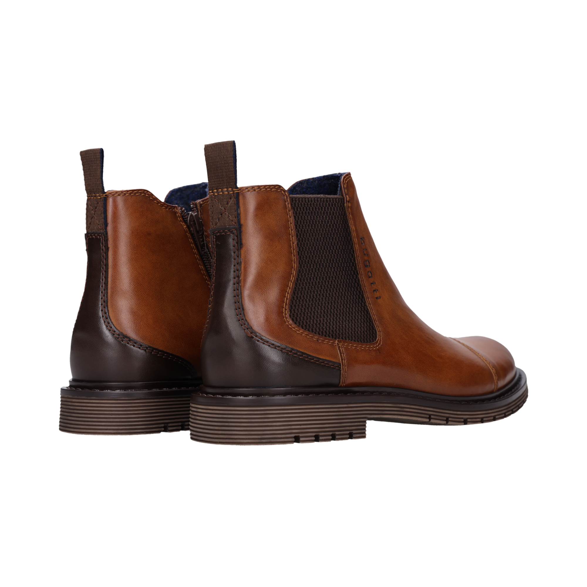 bugatti Chelseaboots  Stiefelette mit Stretcheinsatz und Anziehlasche - schmale Form