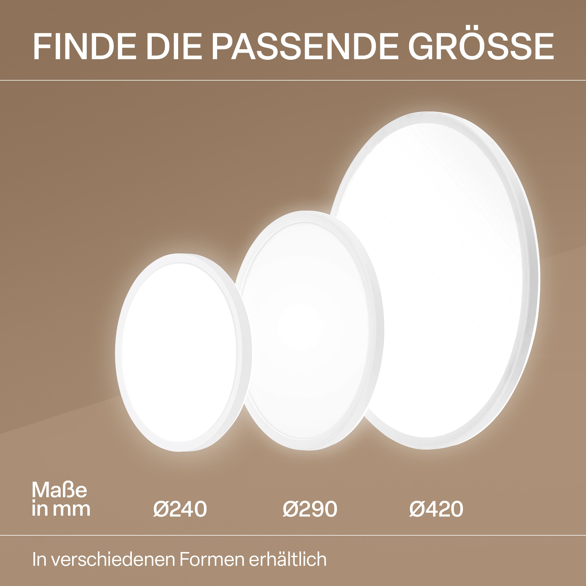 B.K.Licht LED Panel »SHALLOW« LED-Board 1 Stk. Neutralweiß 24x3 cm, Badlampe, Badezimmer, Küche, Wohnzimmer