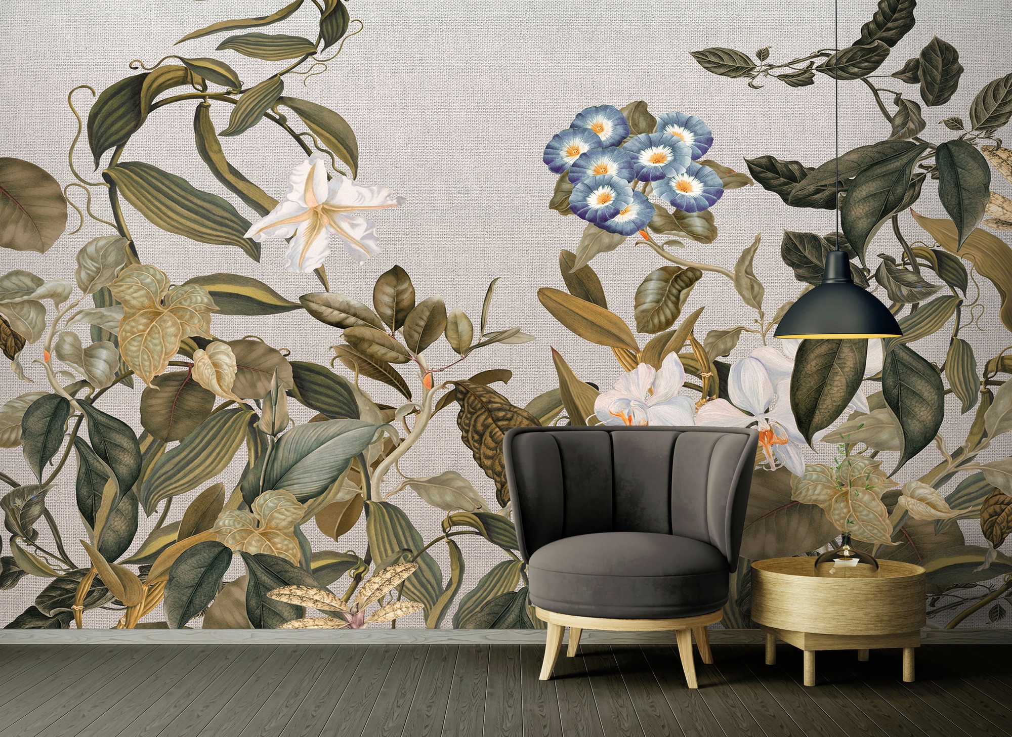 Architects Paper Fototapete »Atelier 47 Botanic Sketch 1« floral glatt Vlie günstig online kaufen