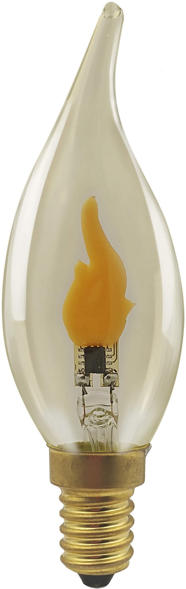 SEGULA LED-Filament »LED Kerze Windstoß smokey grau, E14« E14 1 Stk. Extra- günstig online kaufen