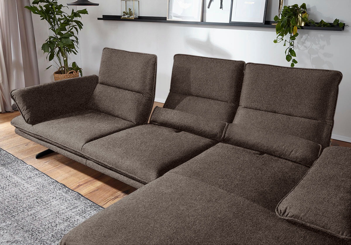 W.SCHILLIG Ecksofa "broadway, Designsofa mit tollem Sitzkomfort", Sitztiefe günstig online kaufen