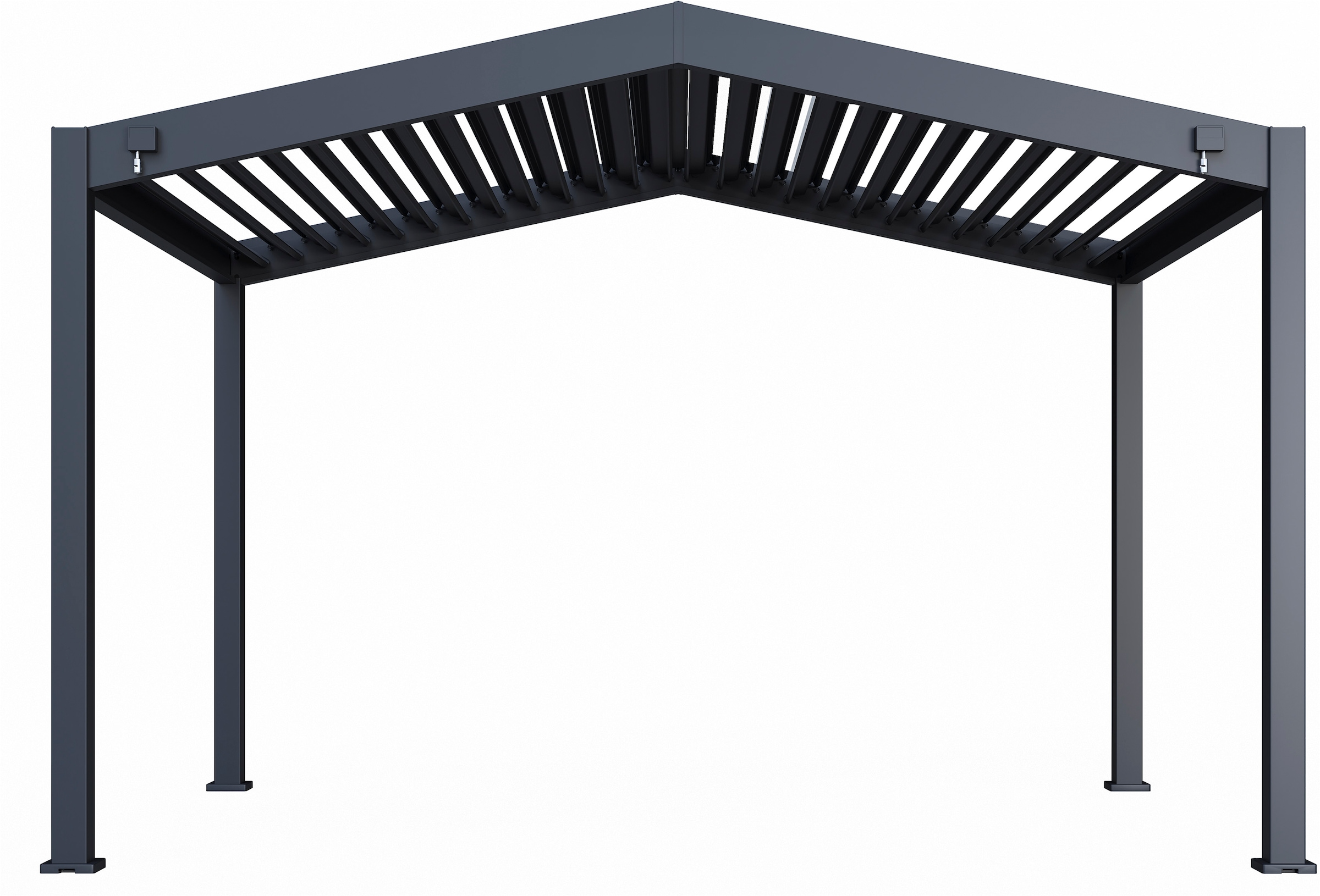 Paragon Pergola »mit Lamellendach Icon 1013 Anthrazit« Mit verstellbaren Aluminiumlamellen