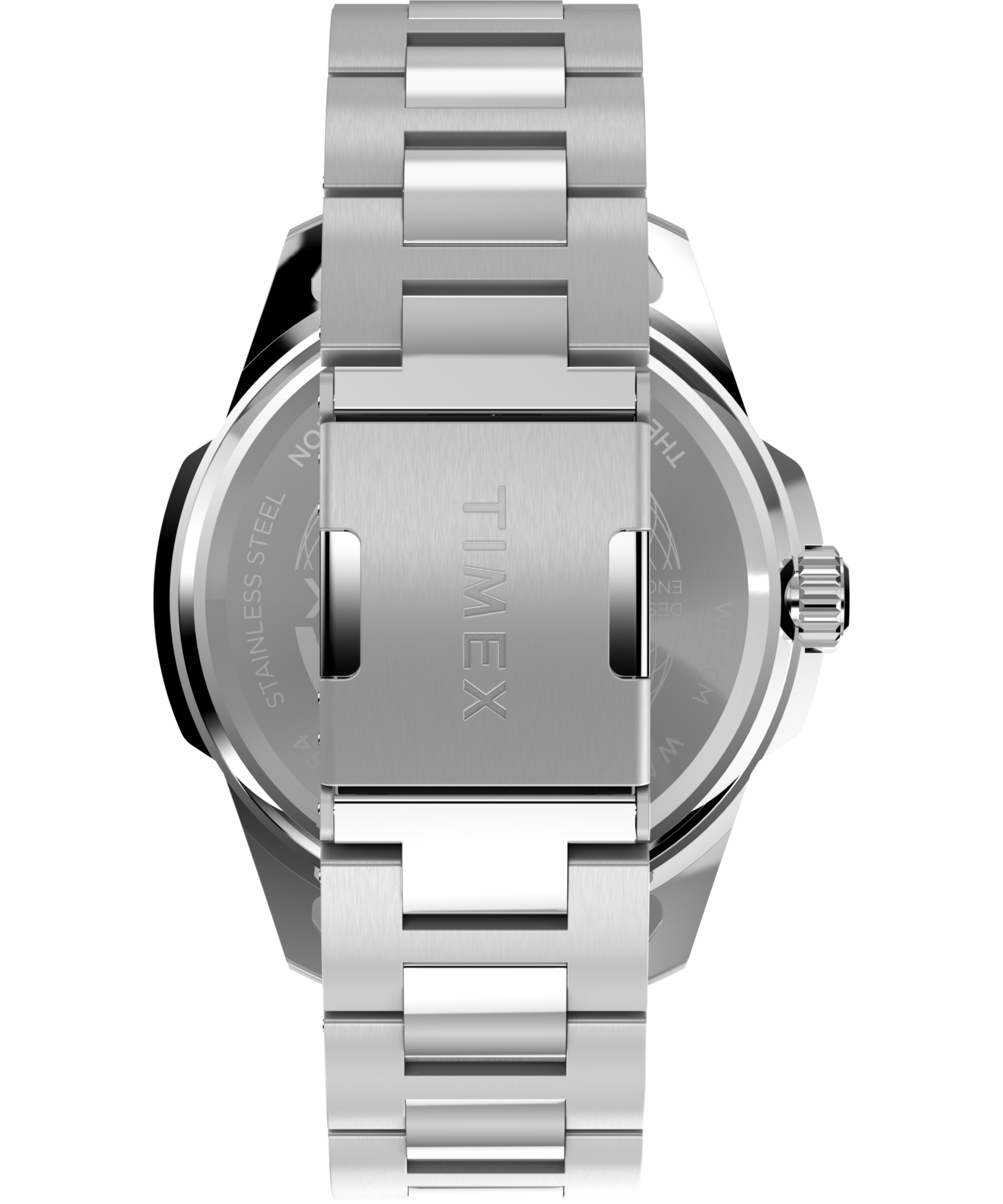 Timex Quarzuhr »ESSEX«, Armbanduhr, Herrenuhr, Edelstahlarmband, Datum, Leuchtzeiger
