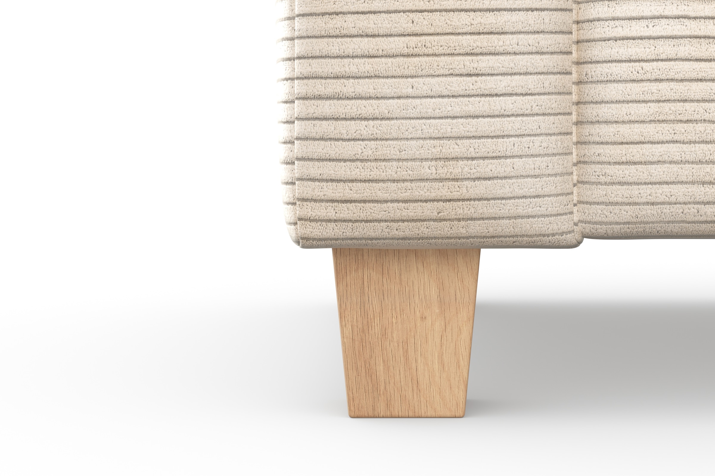 Home affaire Ecksofa »Summer L-Form«, mit Ottomane, wahlweise mit Bettfunktion und Bettkasten, Cord-Bezug