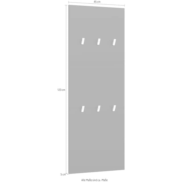 borchardt Möbel Garderobenpaneel »Vaasa«, Breite 45 cm auf Rechnung  bestellen