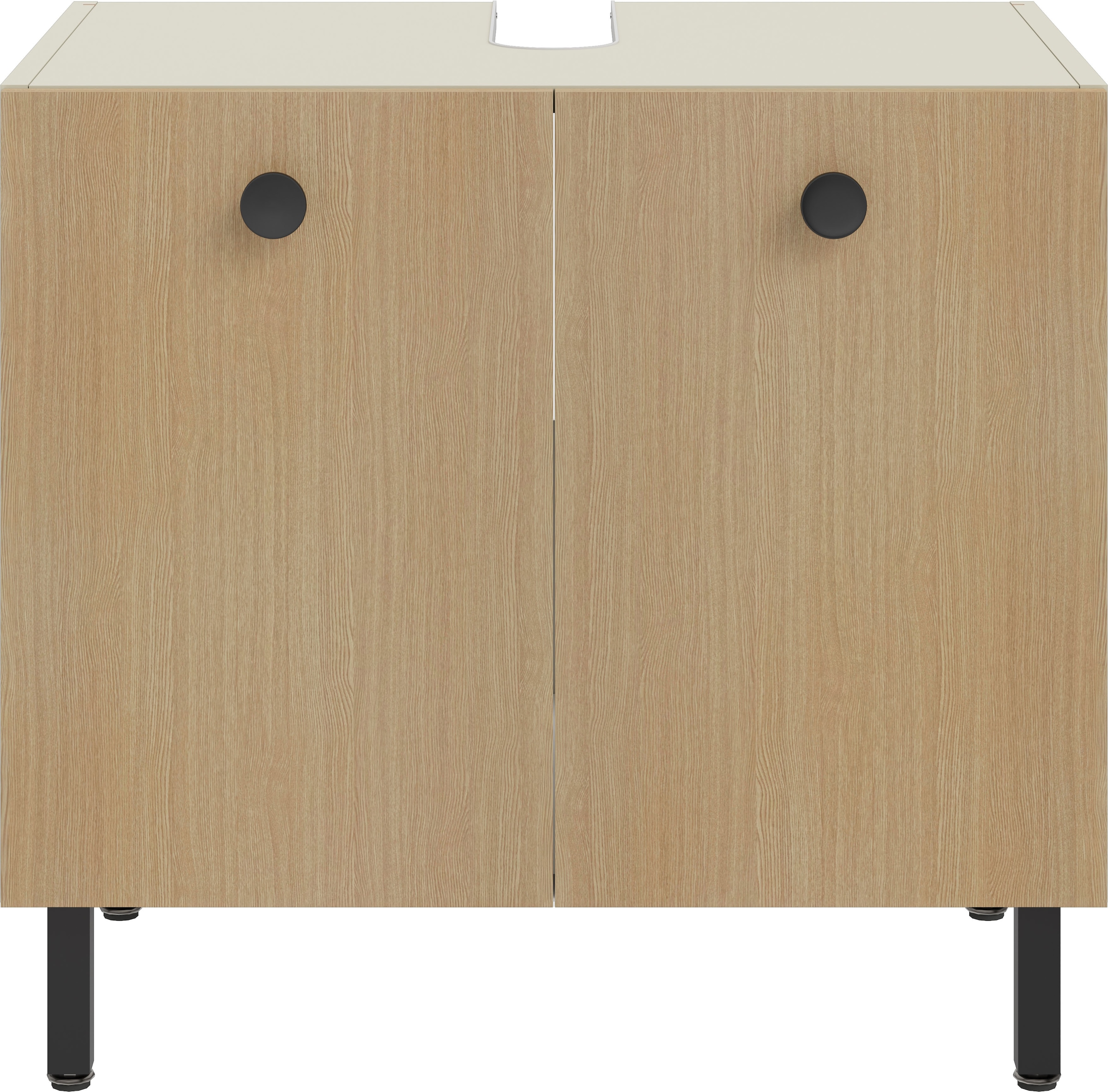 OPTIFIT Waschbeckenunterschrank »Riff« Breite 65 cm, schnelle Montage mit OPTIsnap