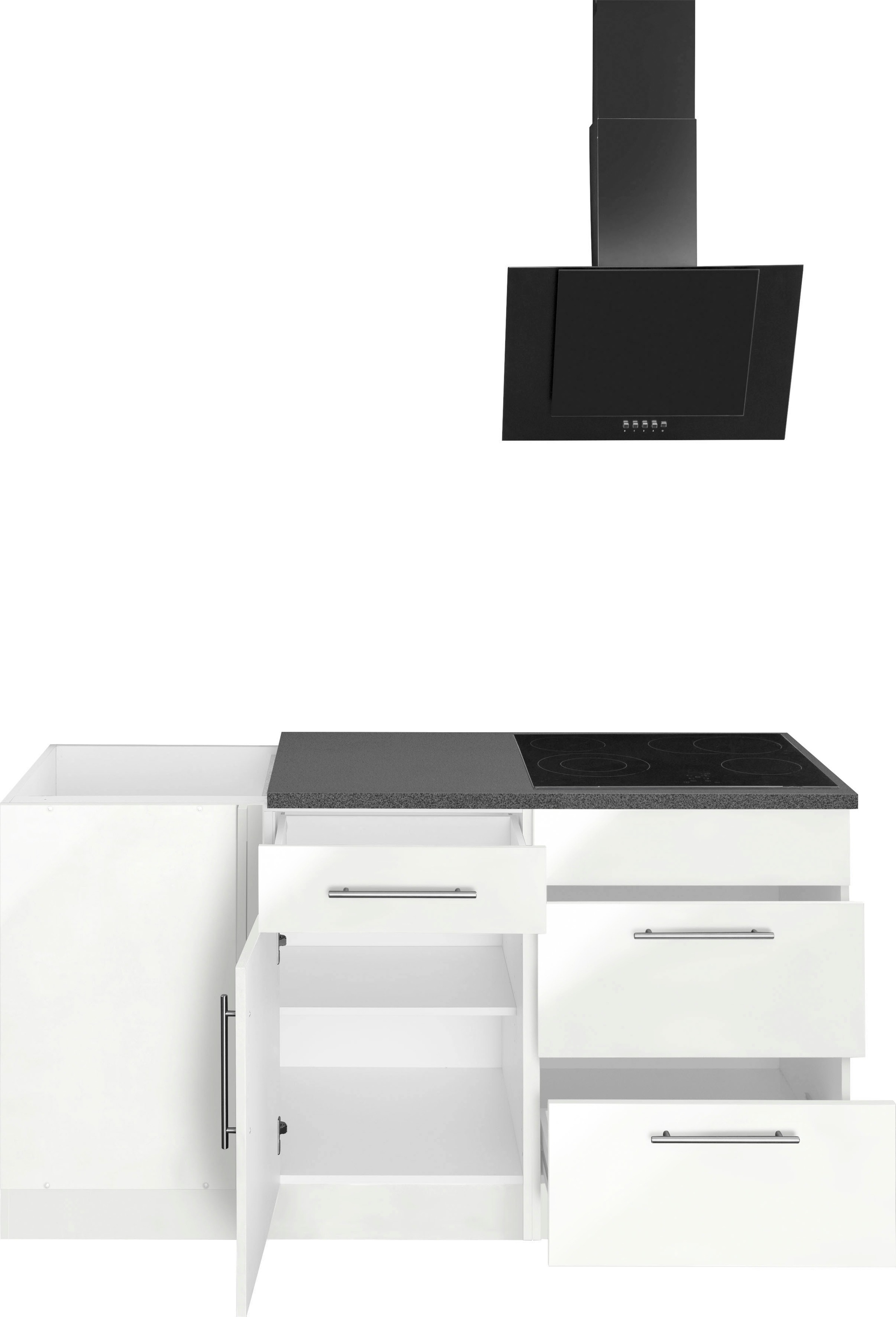 wiho Küchen Winkelküche »Cali«, mit E-Geräten, Stellbreite 230 x 170 cm  jetzt im %Sale