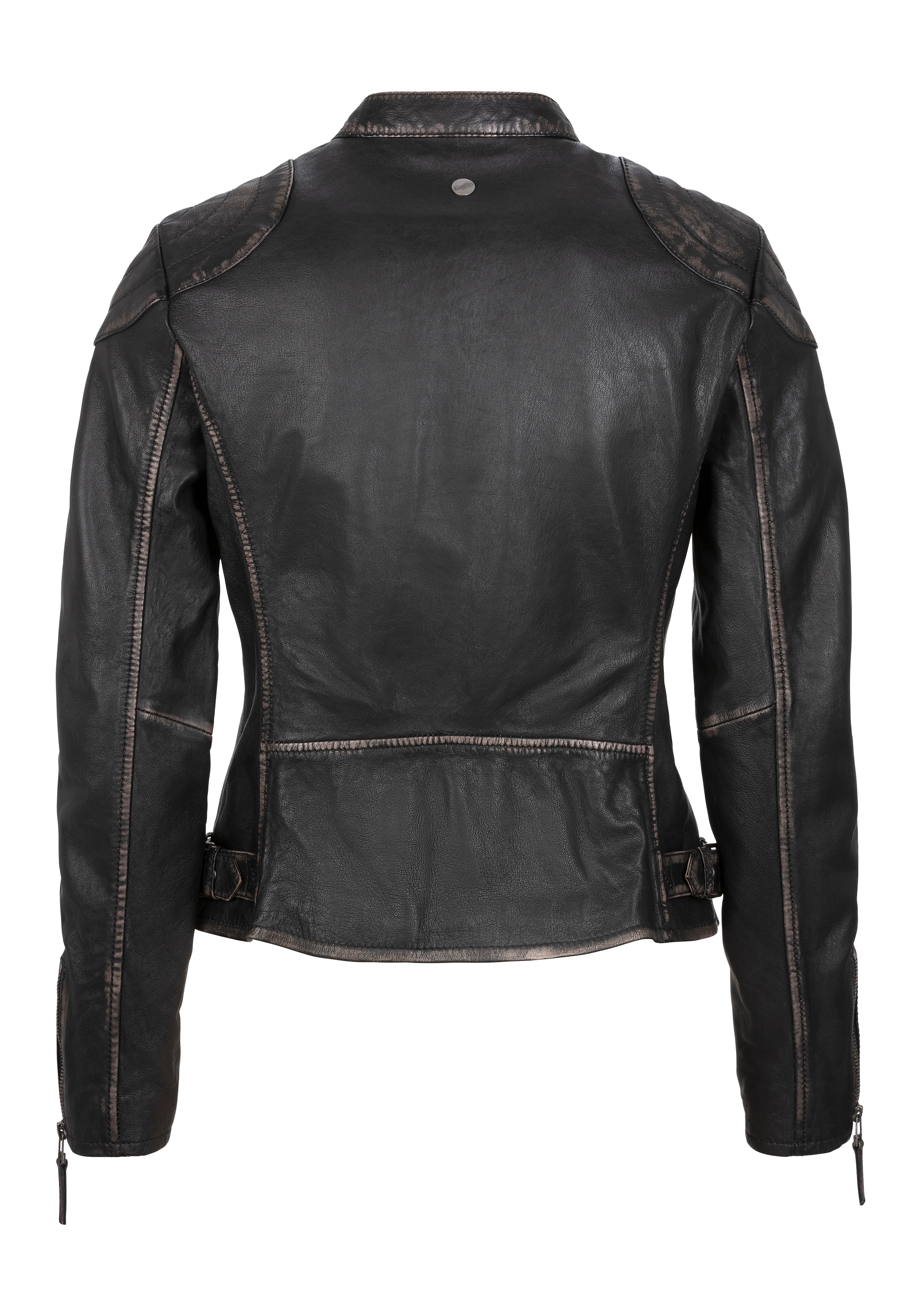 Mauritius Lederjacke »DETTE«, in Used-Optik