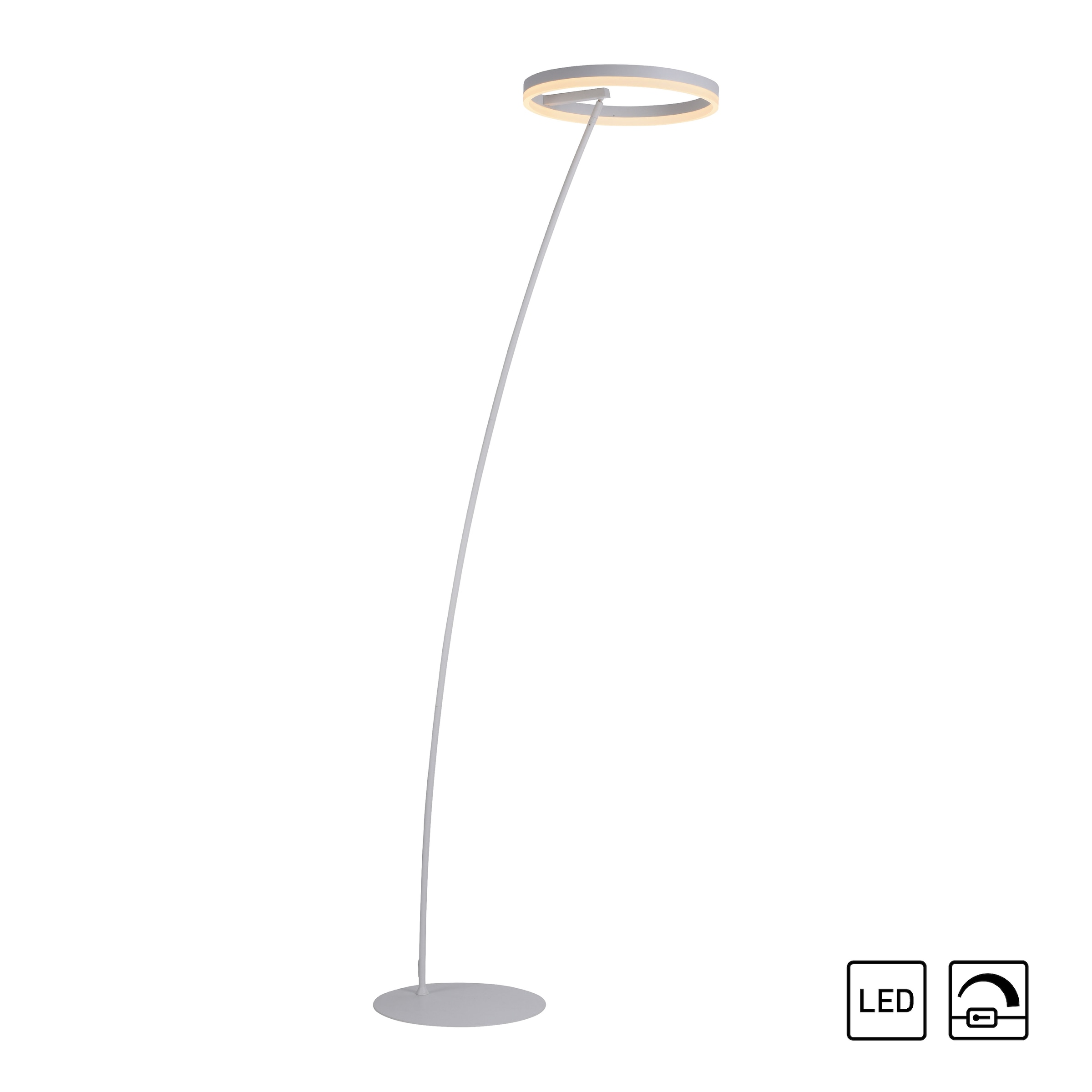 Paul Neuhaus Stehlampe LED, kaufen flammig-flammig, »TITUS«, online über dimmbar 1 Schnurdimmer