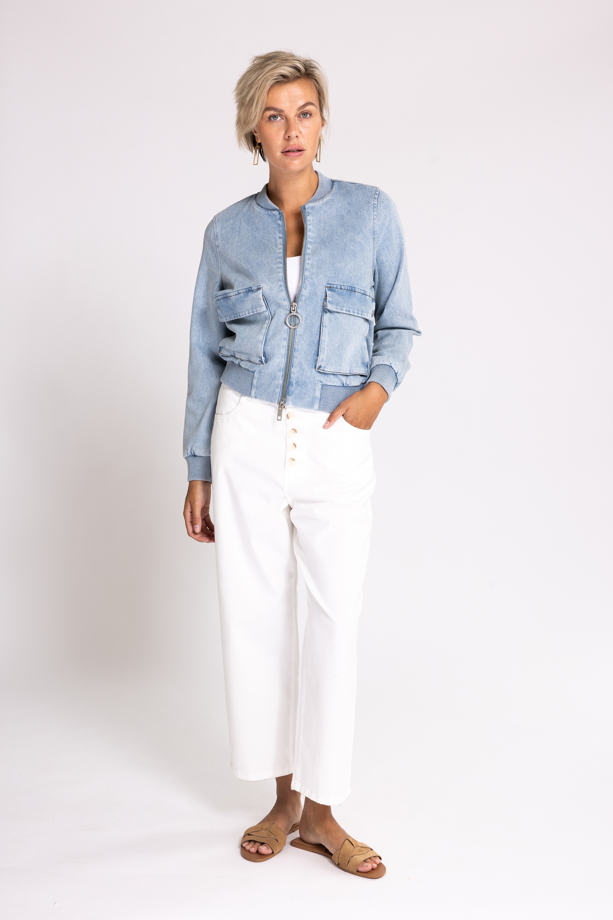 Zhrill Blouson, in Unifarbe