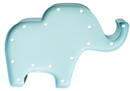 MARQUEE LIGHTS LED Dekolicht »Elephant« LED-Modul 1 Stk. Warmweiß Wandlampe günstig online kaufen