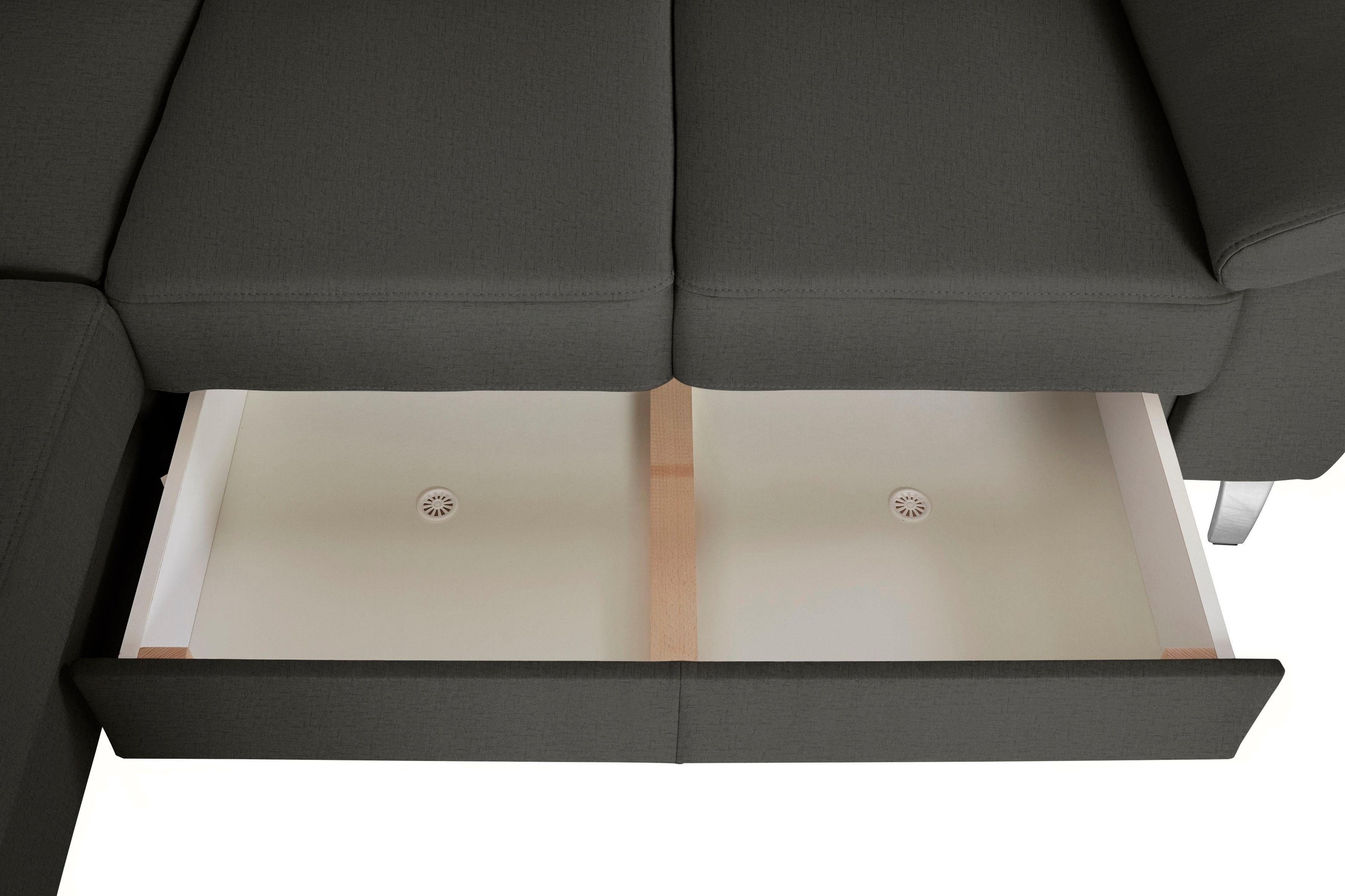 sit&more Ecksofa »Sorano L-Form«, wahlweise mit Bett- und Relaxfunktion, inkl. Bettkasten