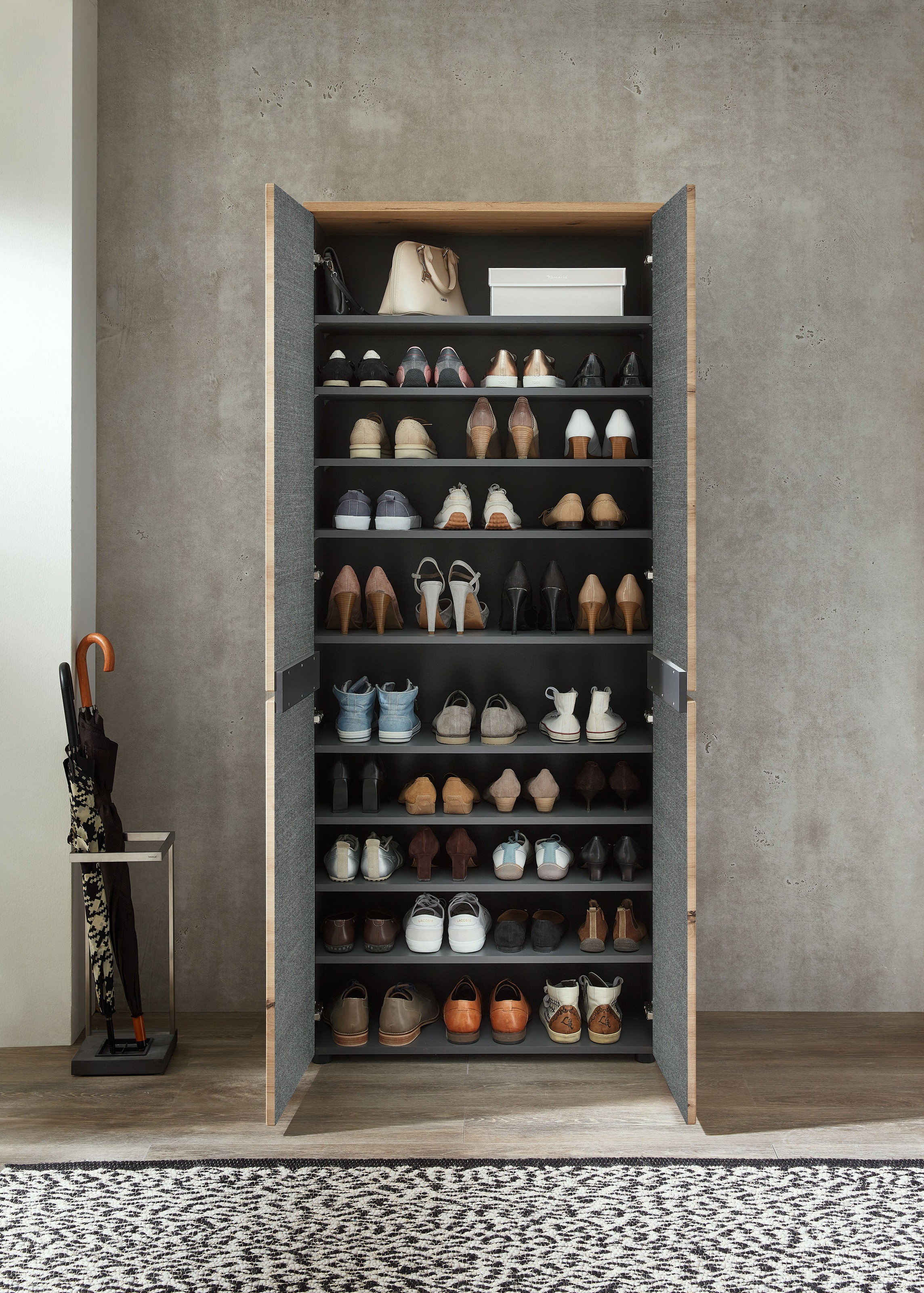 Innostyle Schuhschrank »Memphis Garderobenschrank, 65x192x38cm (B/H/T)«, (1 St.)