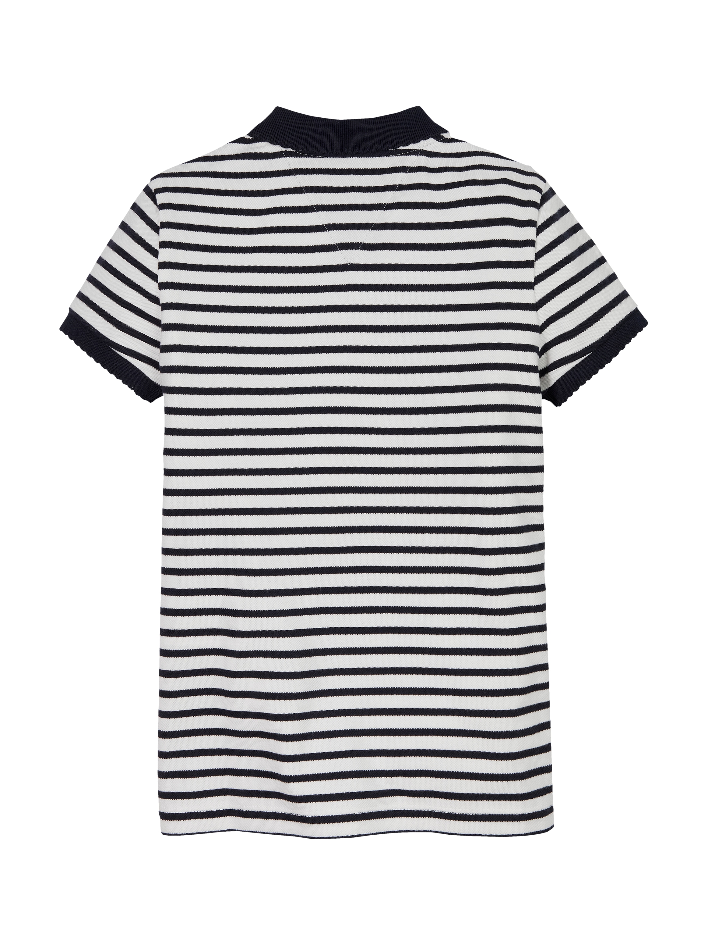 Tommy Hilfiger Poloshirt für Kinder bis 16 Jahre, Polokragen, gewellter Ärmelabschluss