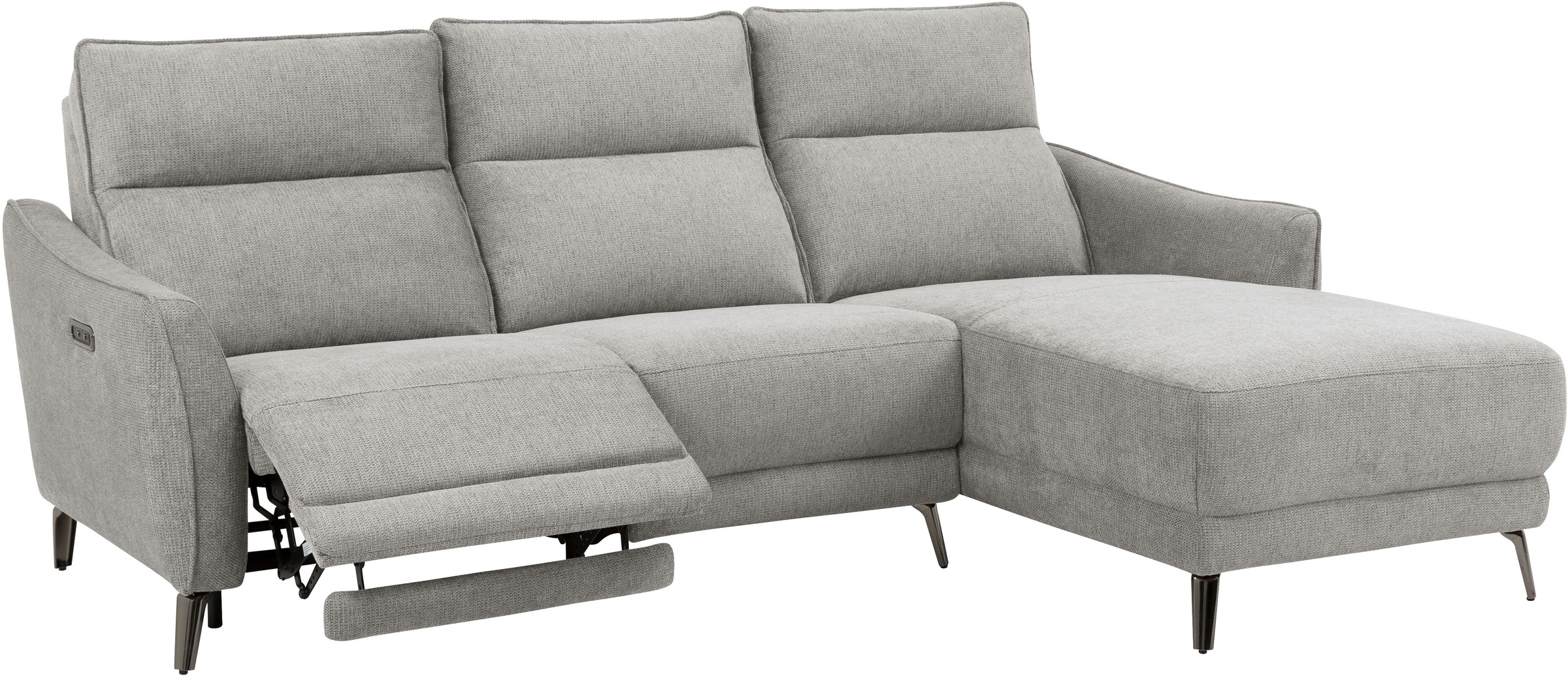 INOSIGN Ecksofa »TAYLER 3-Sitzer, L-Form (Breite 239cm), elektr. Relaxfunkt günstig online kaufen