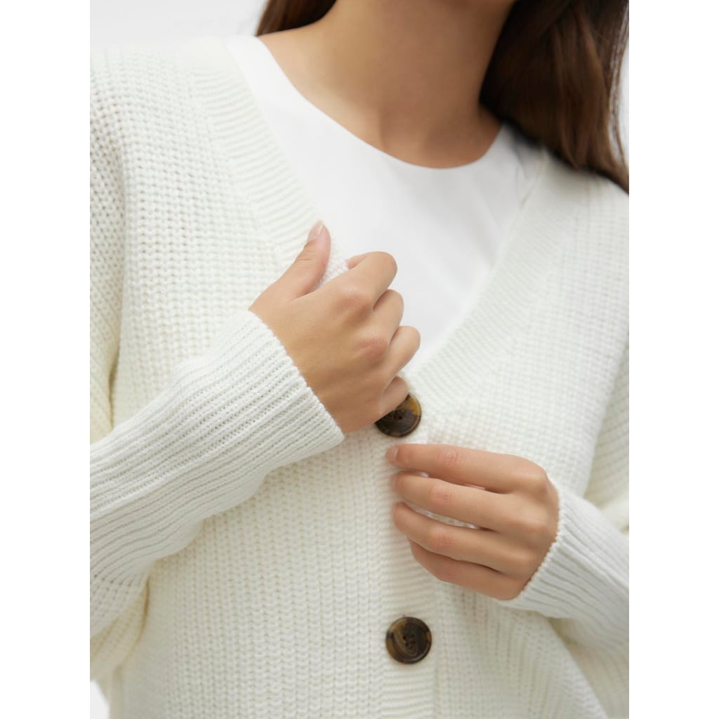 Vero Moda Strickjacke »VMLEA LS V-NECK CUFF CARDIGAN«