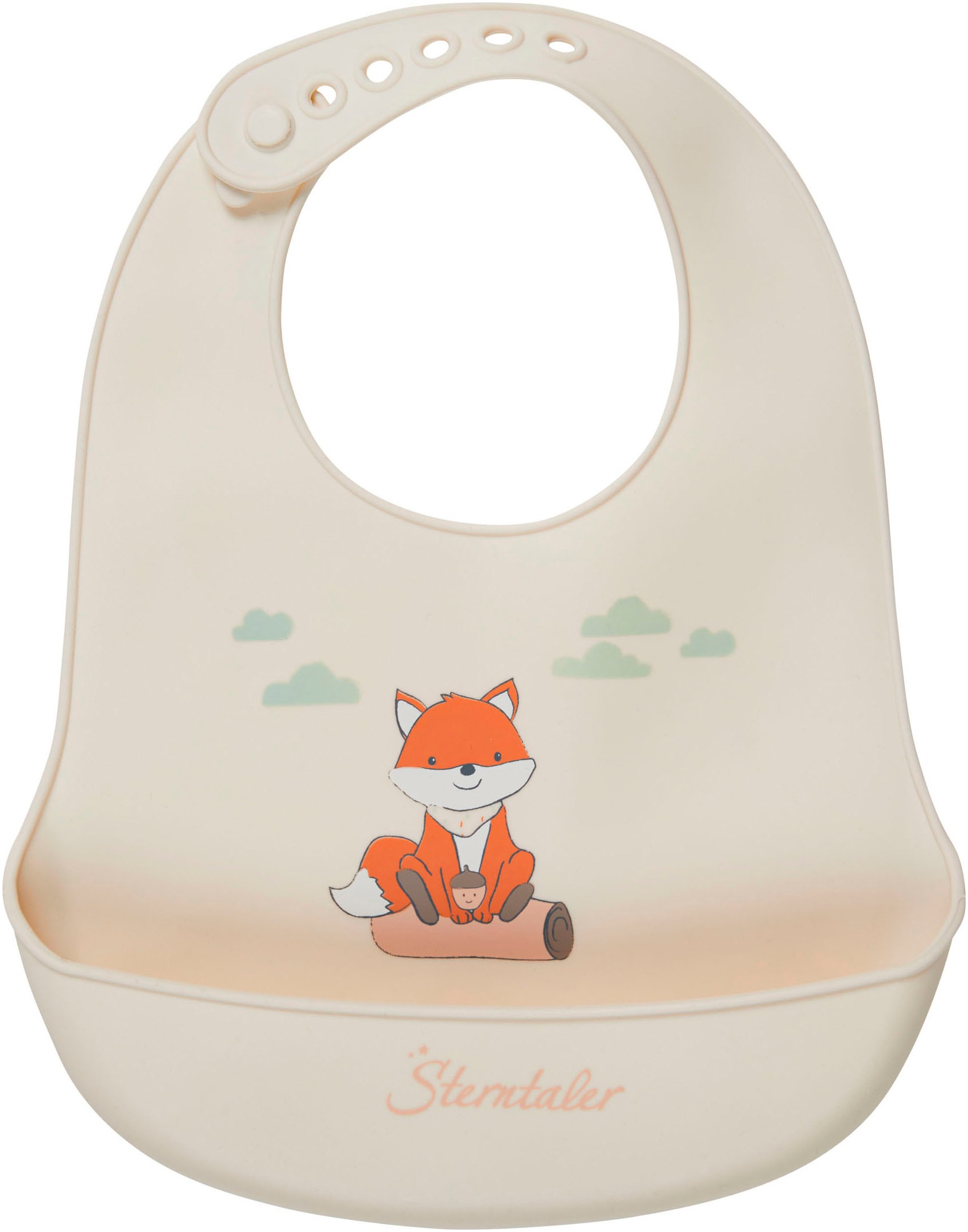 Sterntaler® Lätzchen »Silikonlätzchen Fuchs Filou«