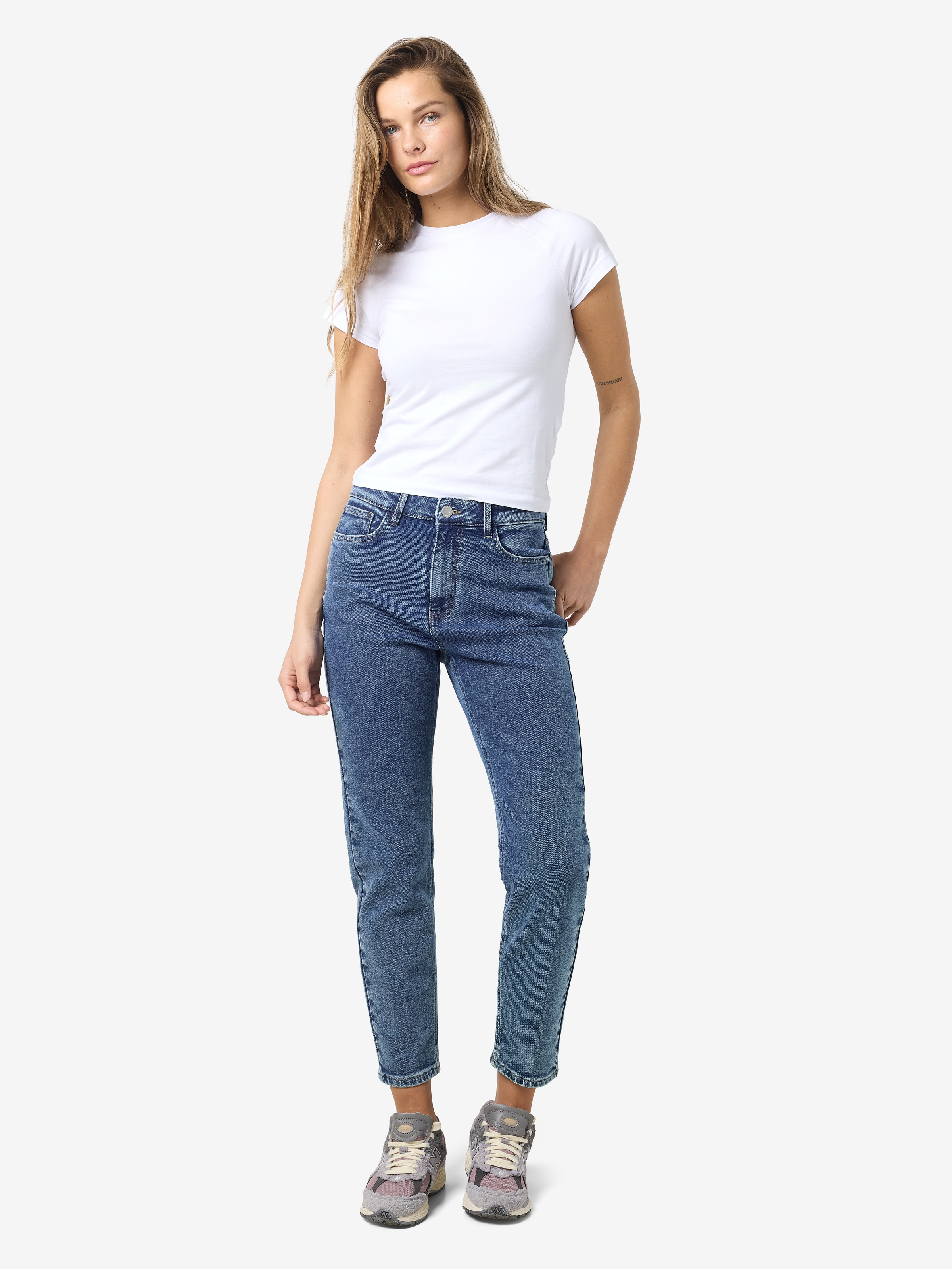Noisy may High-waist-Jeans »NMMONI HW ST ANK JEANS AZ358MB NOOS«