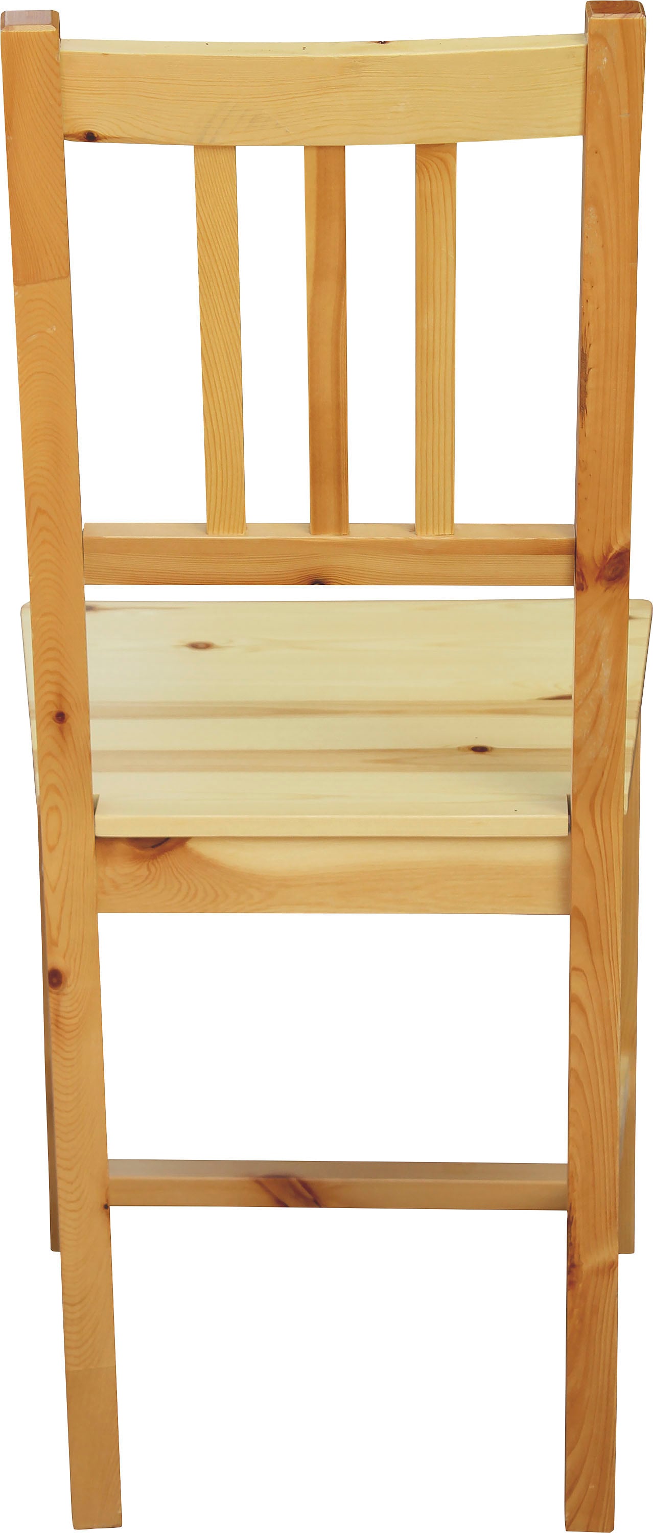 Möbilia 4-Fußstuhl (Set) 2 Stk.aus massivem Kiefernholz