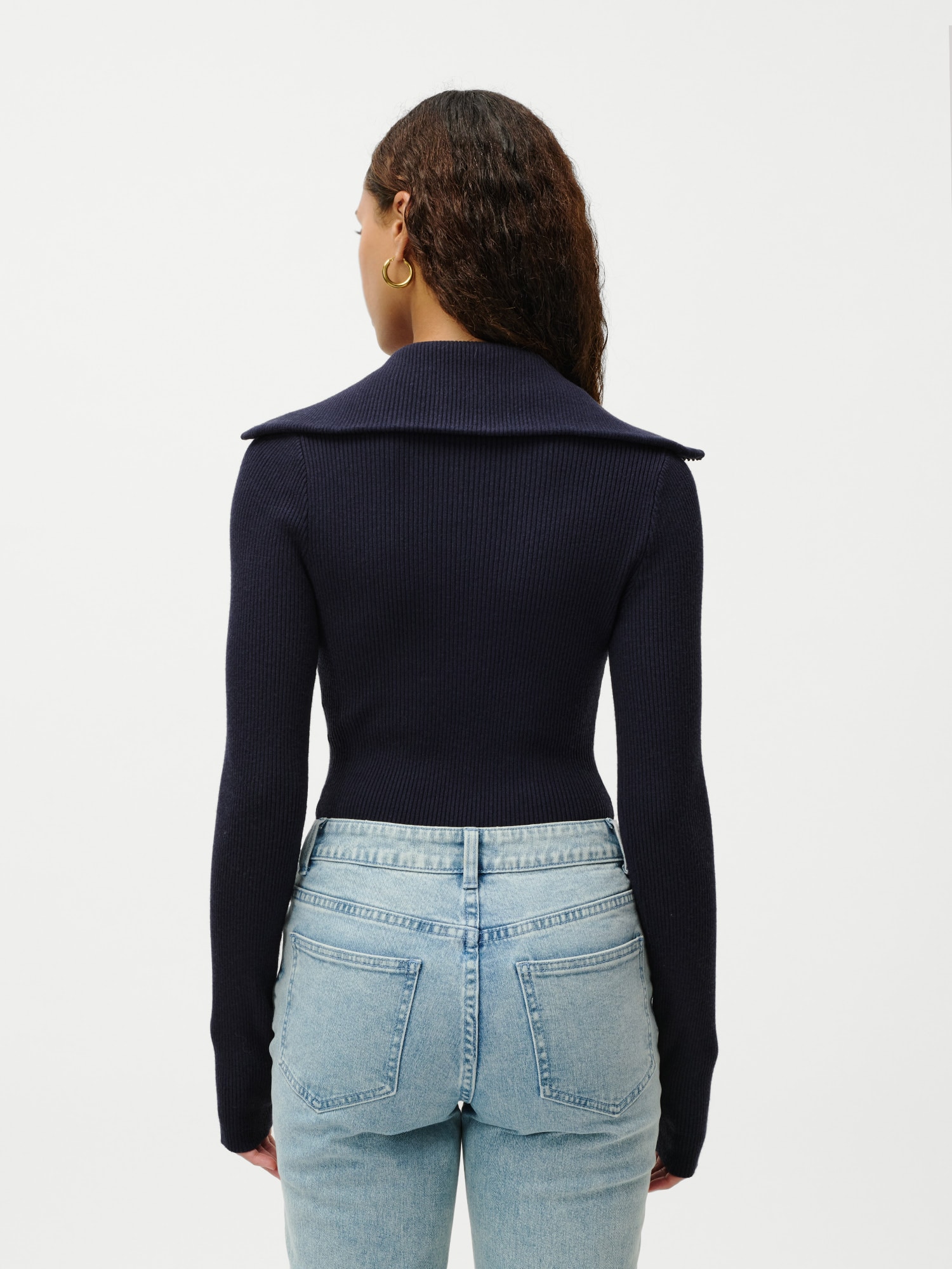 LeGer Langarmbody »Heidi, LeGer by Lena Gercke« mit Reißverschluss, körpernah, mit Kragen