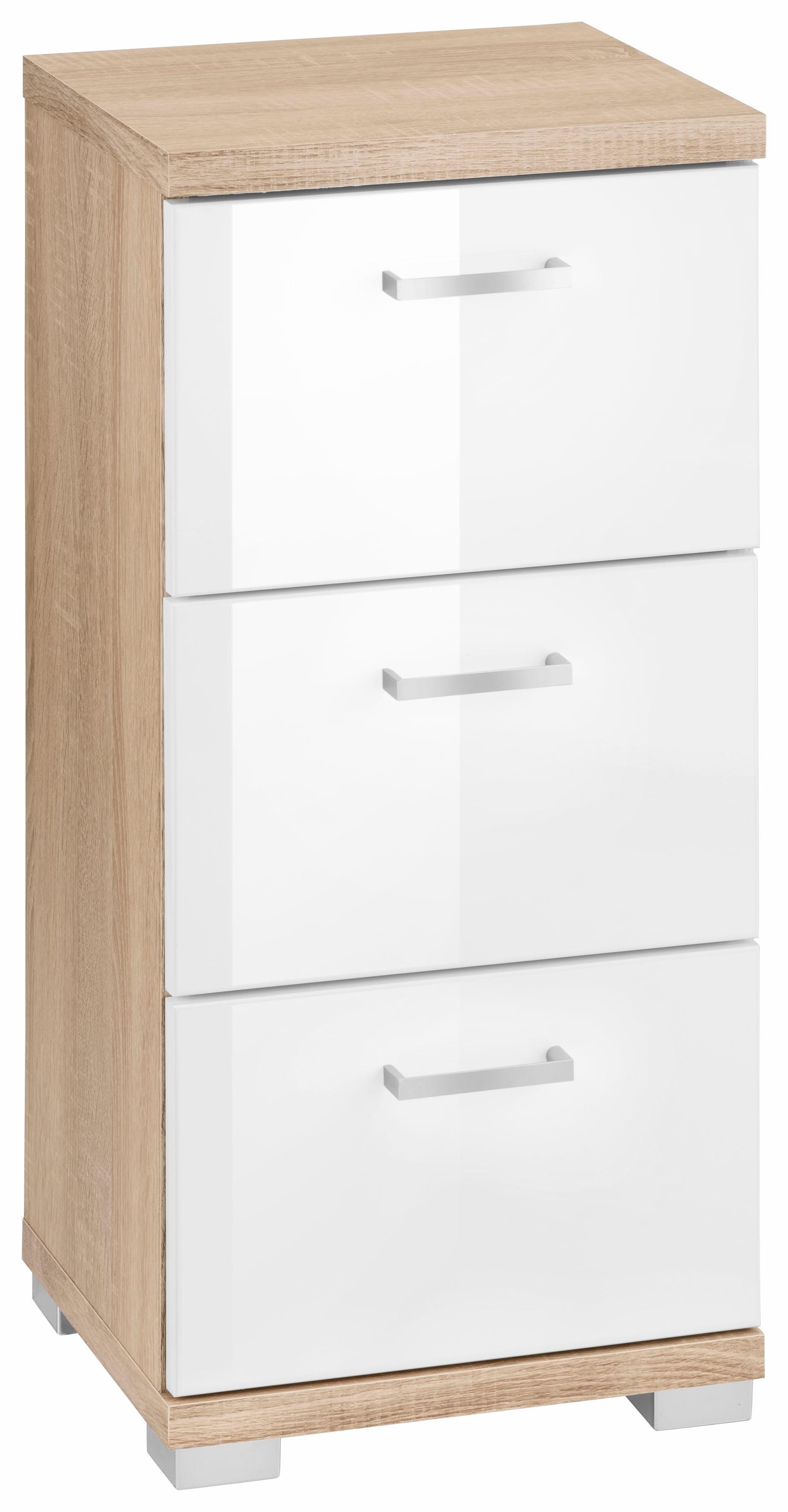 Homexperts Unterschrank »Nusa«, Breite 35 cm, Badezimmerschrank mit Metallgriffen, 3 Schubladen