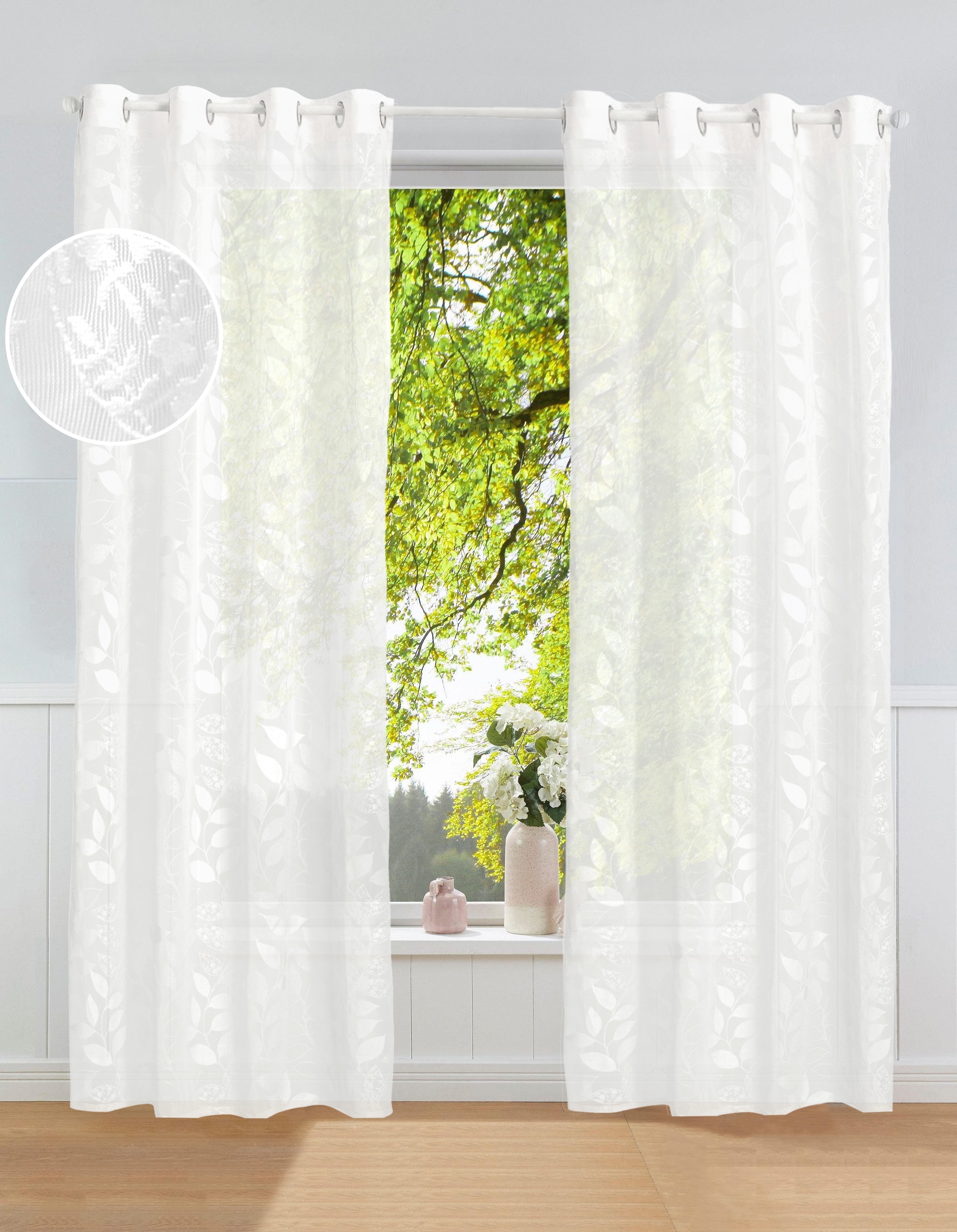 Leonique Gardine »Inés« Ösen 1 Stk. tlg. günstig online kaufen