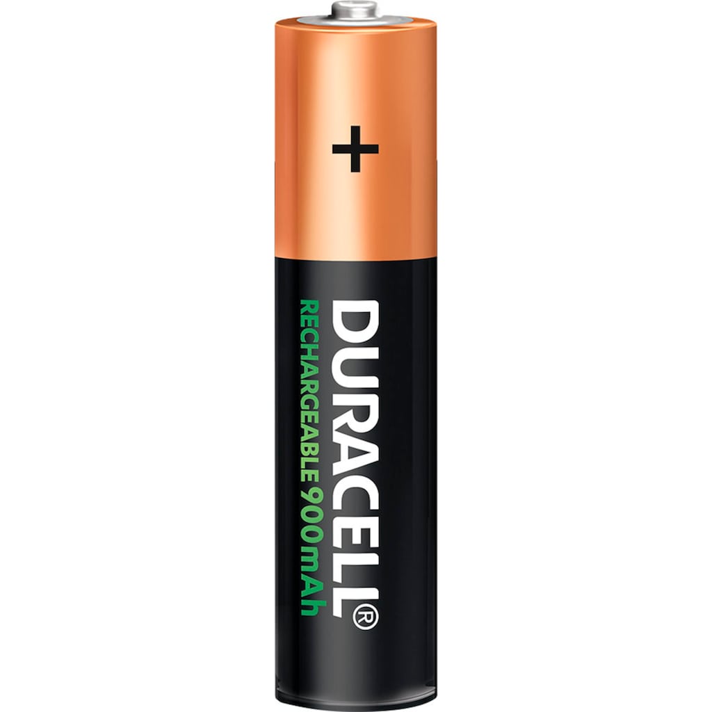 Duracell Batterie »4er Pack Rechargeable AAA 900mAh«, (Packung, 4 St.)