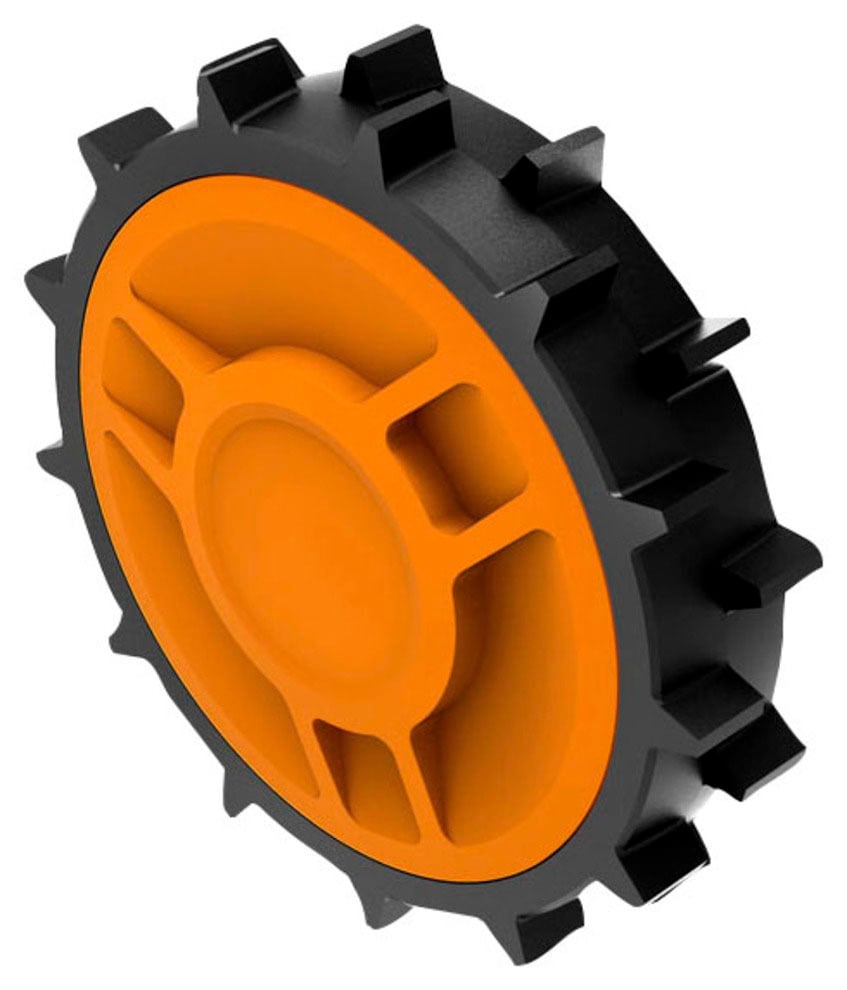 Worx Ersatzrad »Landroid Antriebs-Räder mit griffigem Profil«, (Set), für verbesserte Traktion auf nassem Gelände