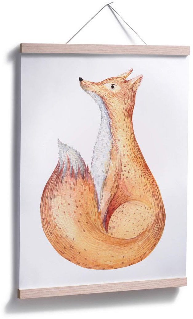 kaufen (1 Bild, Poster Wandposter Wandbild, Wall-Art Tiere, Poster, St.), online Fuchs«, »Waldtiere