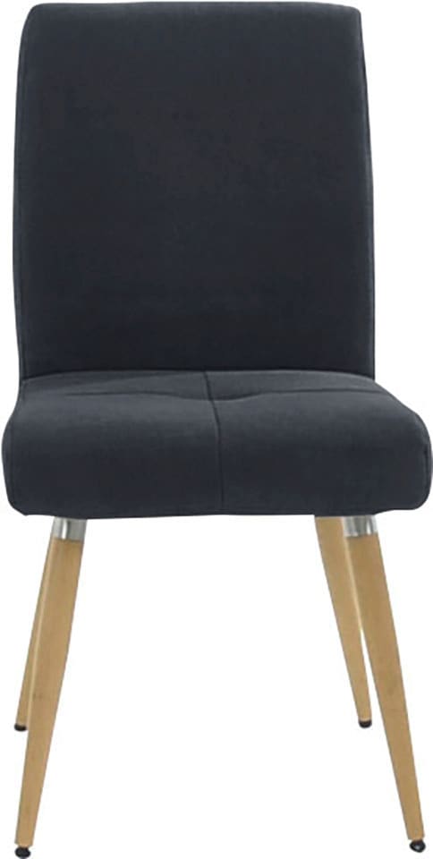 K+W Komfort & Wohnen 4-Fußstuhl »6411«, Aqua Clean, mit Sitzsteppung, Edelstahlgriff am Rücken, Massivholzbeine