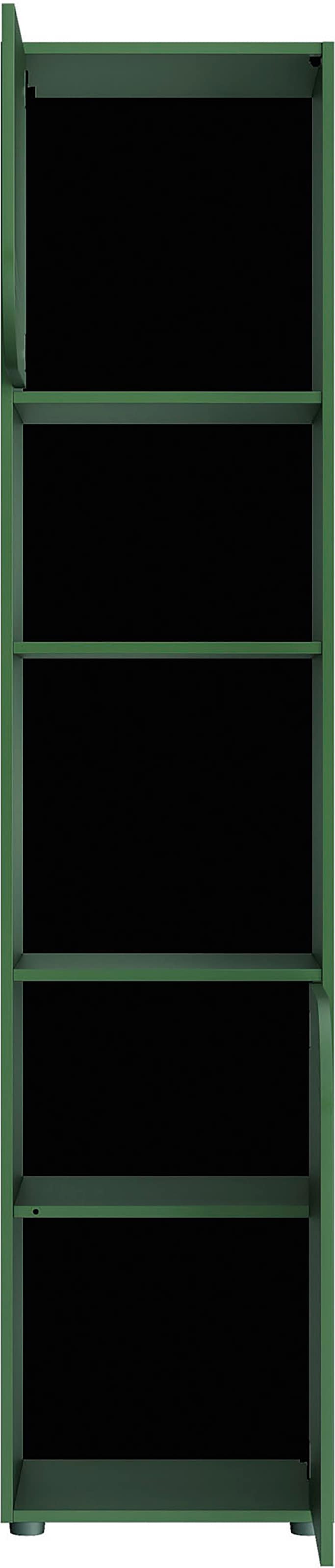 Gami Kleiderschrank »2-türiges Bücherregal«, Ein sehr funktioneller Schrank mit Regal.
