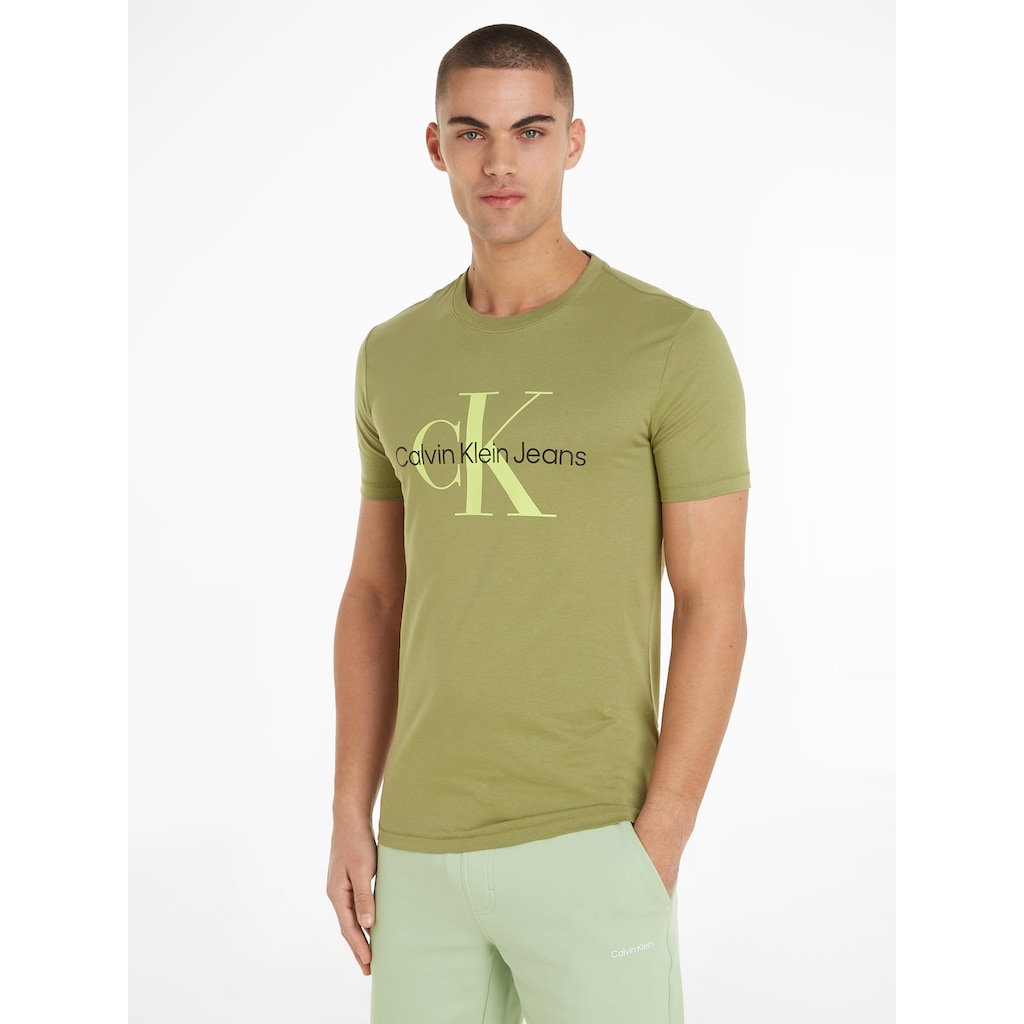 Calvin Klein Jeans T-Shirt »SEASONAL MONOLOGO TEE«, mit Calvin Klein Logoschriftzug auf der Brust
